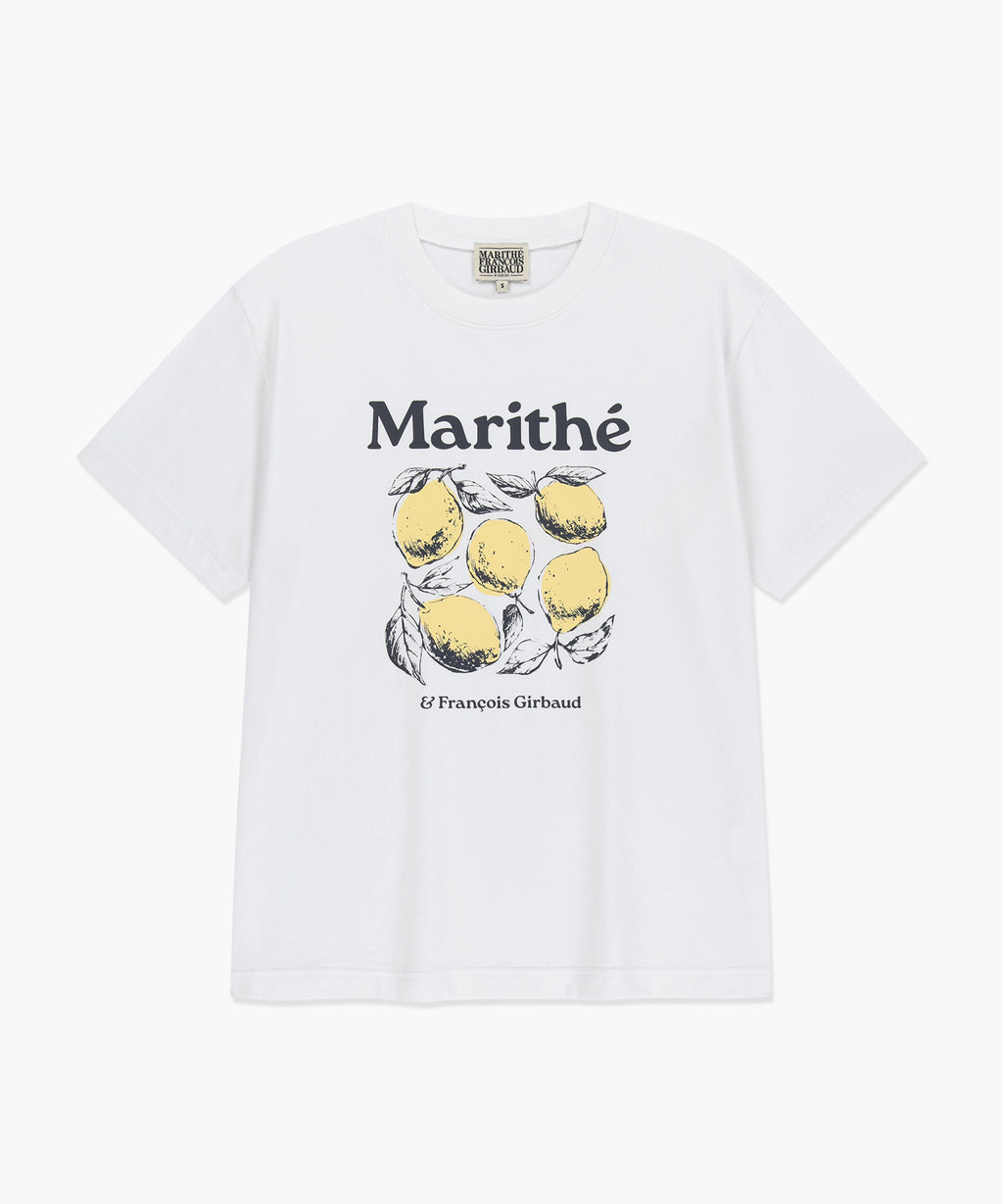Marithe & Francois Girbaud - Aerocool Lemon Graphic Tee (White) product image 10 | TRAB K-Fashion Australia