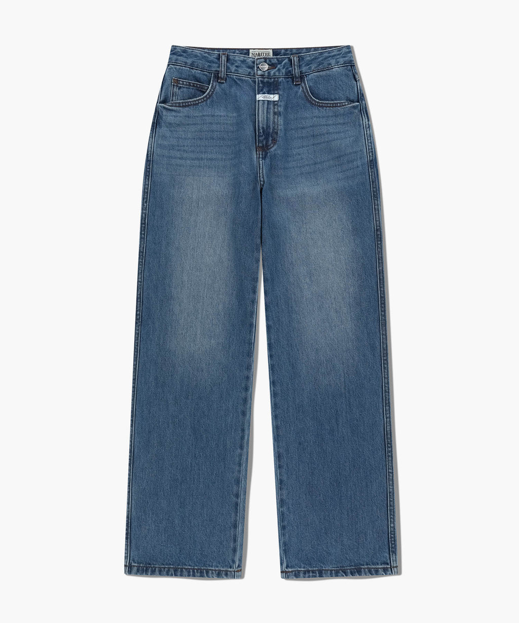 Marithe & Francois Girbaud - High Straight Denim Pants (Blue) product image 6 | TRAB K-Fashion Australia