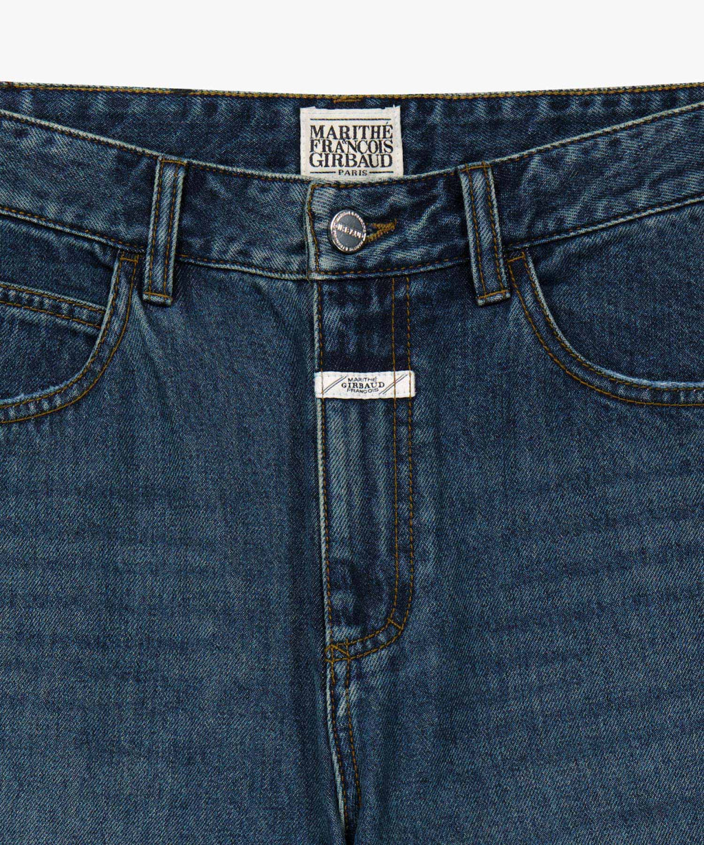 Marithe & Francois Girbaud - New M High Straight Denim Pants (Dark Blue) product image 6 | TRAB K-Fashion Australia