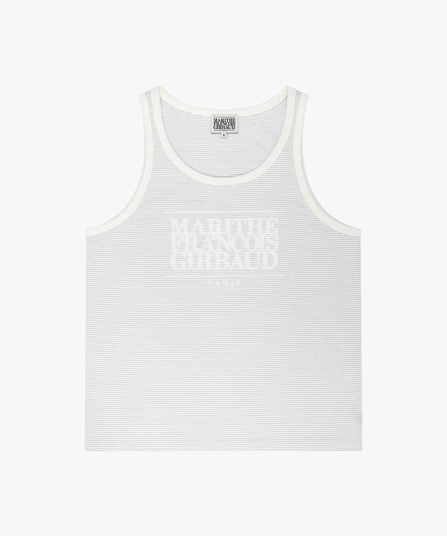 Marithe & Francois Girbaud - Shadow Classic Logo Sleeveless (Ivory) product image 6 | TRAB K-Fashion Australia