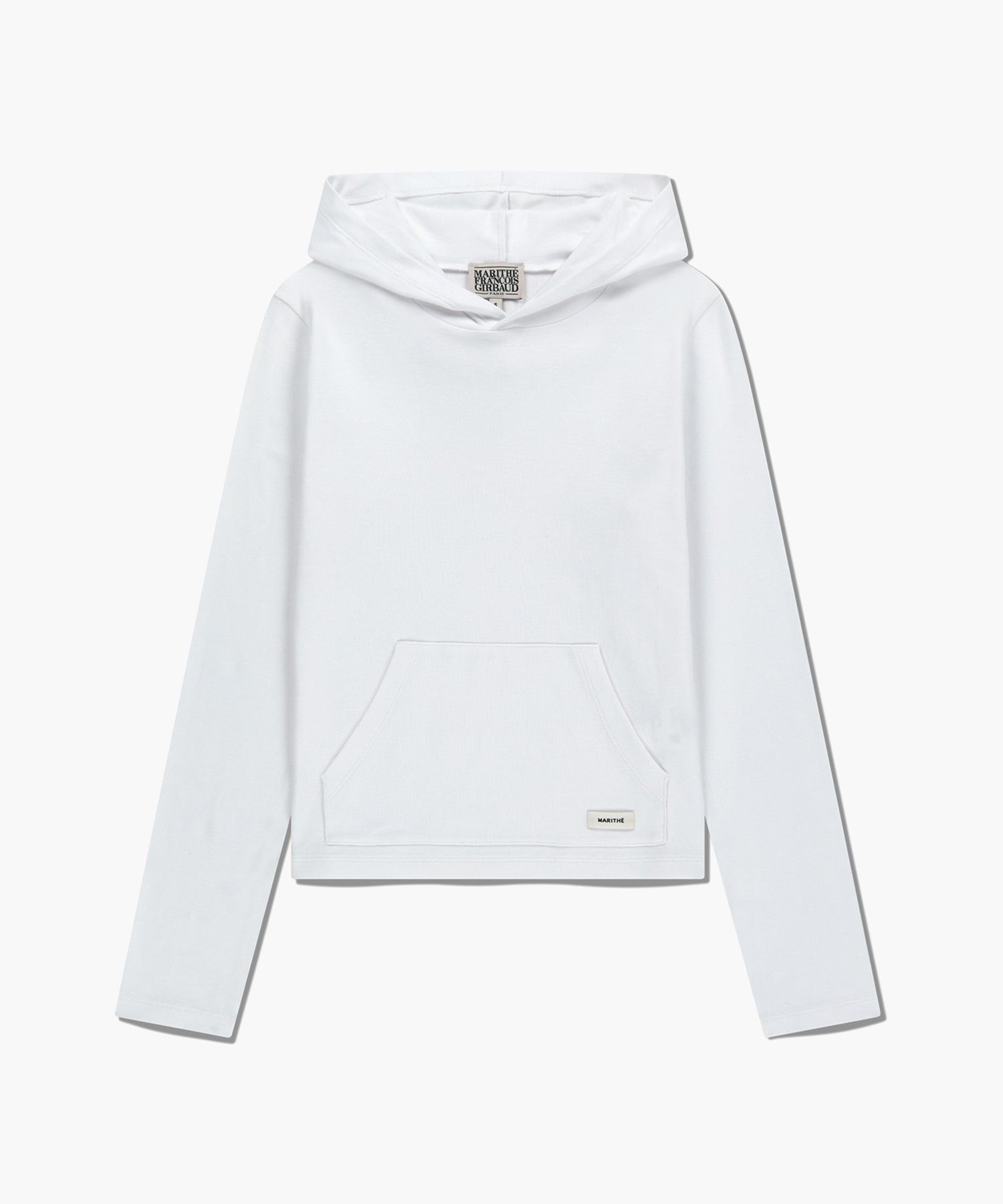 Marithe & Francois Girbaud - Basic Hoodie Long Sleeve (White) product image 6 | TRAB K-Fashion Australia
