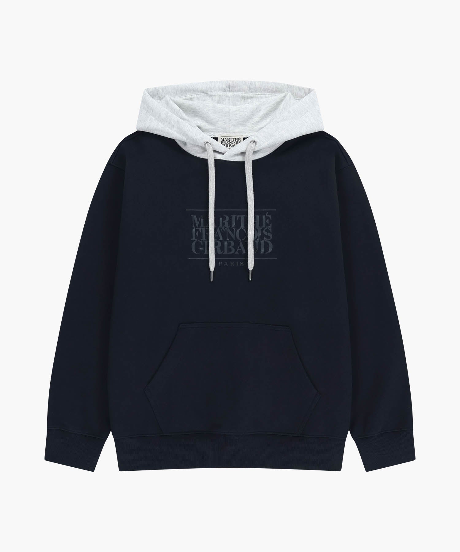 Marithe & Francois Girbaud - Shadow Classic Logo Color Block Hoodie (Navy) product image 6 | TRAB K-Fashion Australia