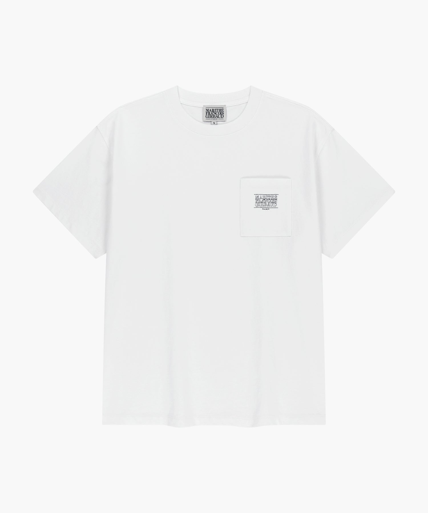 Marithe & Francois Girbaud - Doodle Classic Logo Pocket Tee (White) product image 6 | TRAB K-Fashion Australia