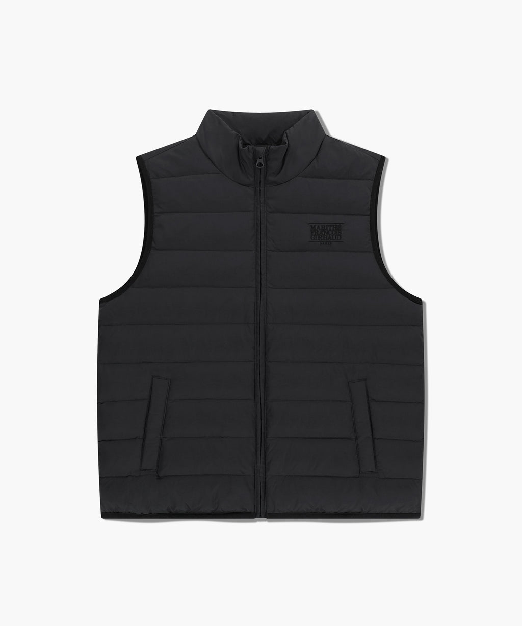 Marithe & Francois Girbaud - Classic Logo Light Down Vest (Black) product image 6 | TRAB K-Fashion Australia