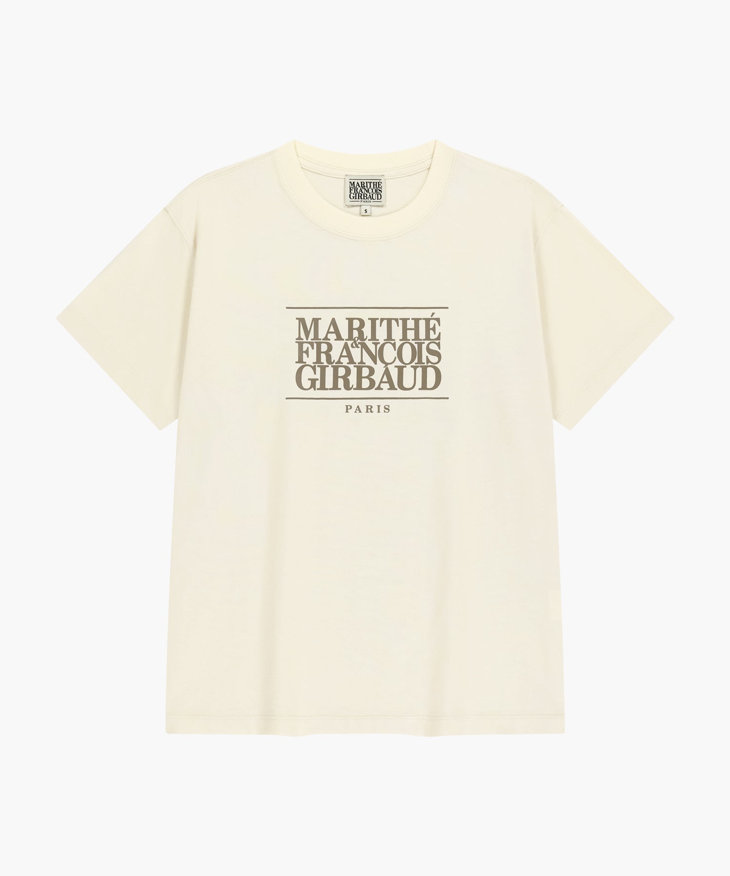 Marithe & Francois Girbaud - Classic Logo Tee (Cream) product image 6 | TRAB K-Fashion Australia