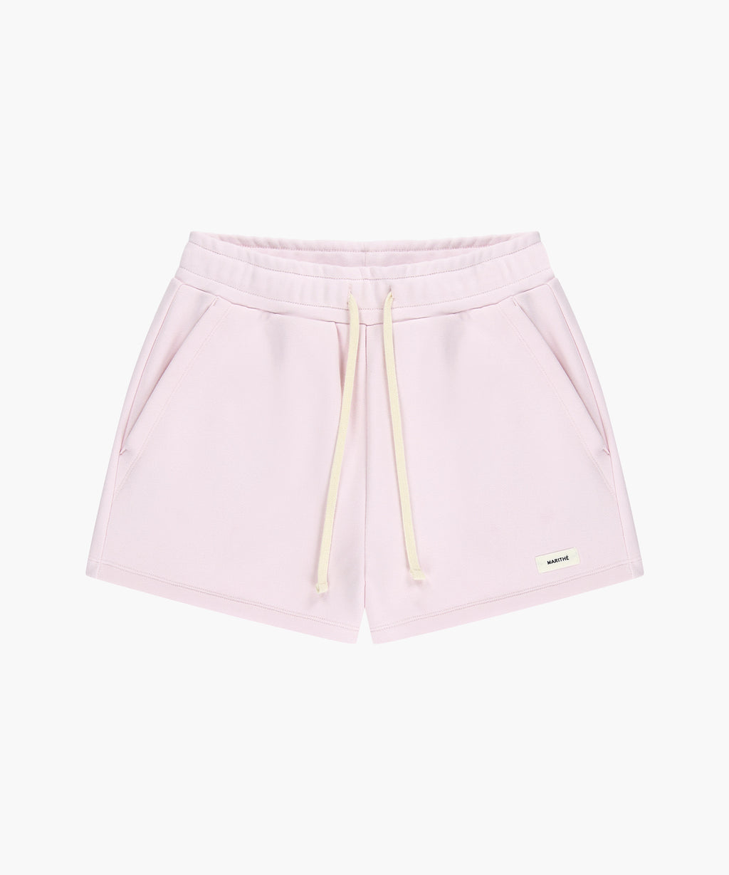 Marithe & Francois Girbaud - Basic Sweat Shorts (Light Pink) product image 6 | TRAB K-Fashion Australia