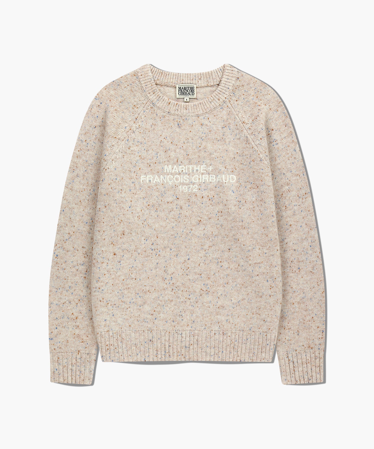 Marithe & Francois Girbaud - Lettering Logo Knit Pullover (Beige) product image 8 | TRAB K-Fashion Australia