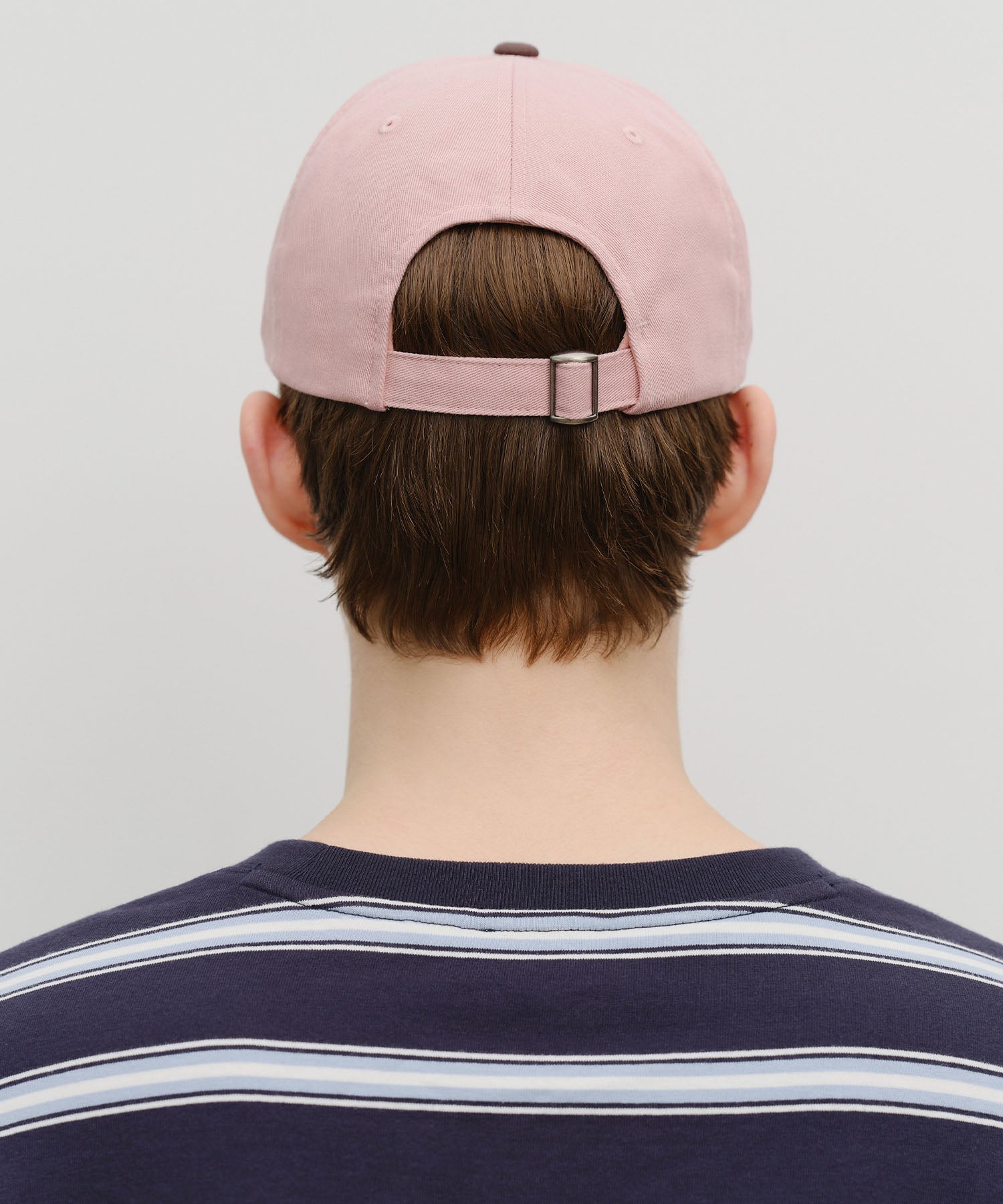 Marithe & Francois Girbaud - Classic Logo 6panel Color Block Cap (Dark Brown) product image 6 | TRAB K-Fashion Australia