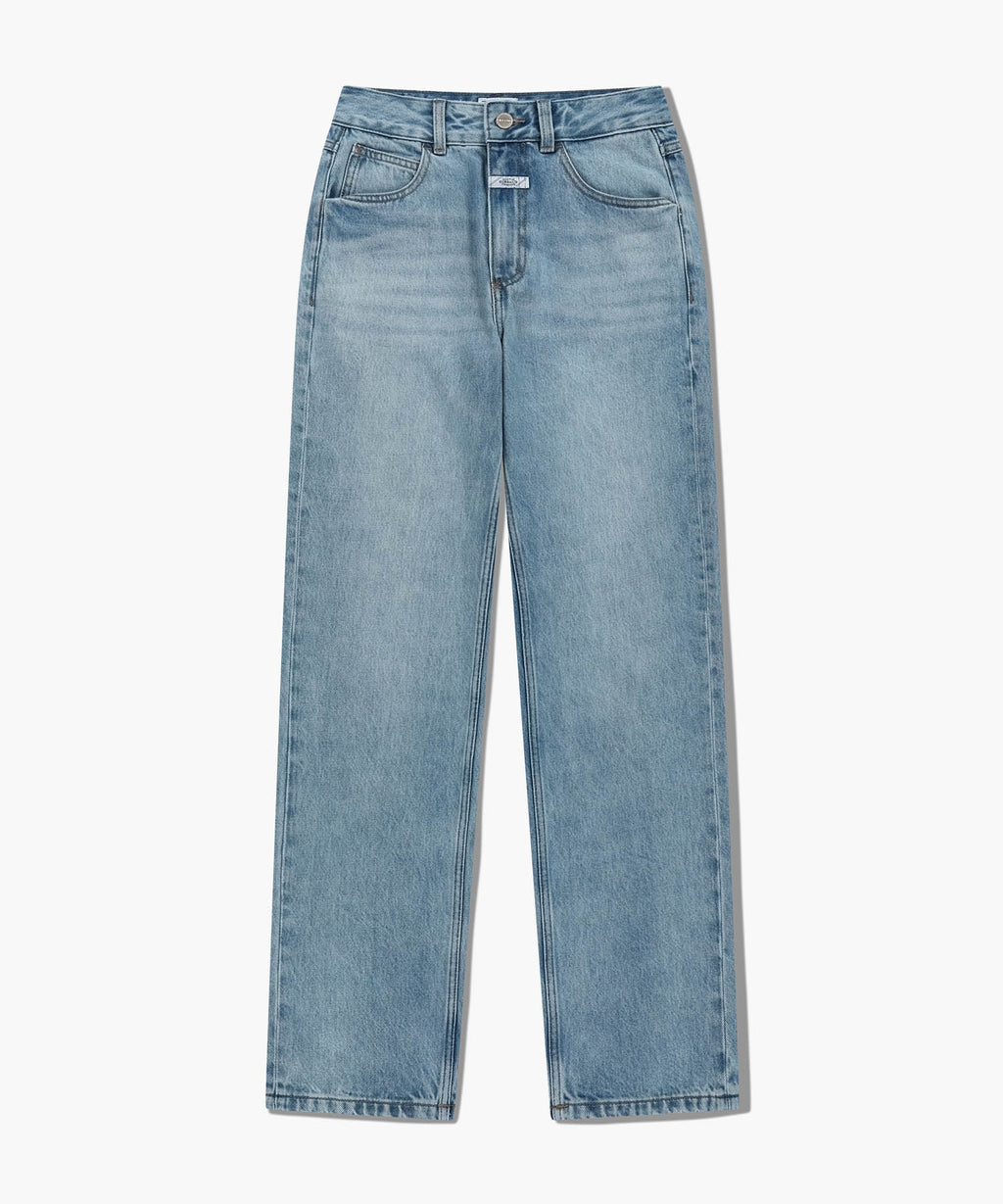Marithe & Francois Girbaud - Slim Straight Denim Pants (Light Blue) product image 6 | TRAB K-Fashion Australia