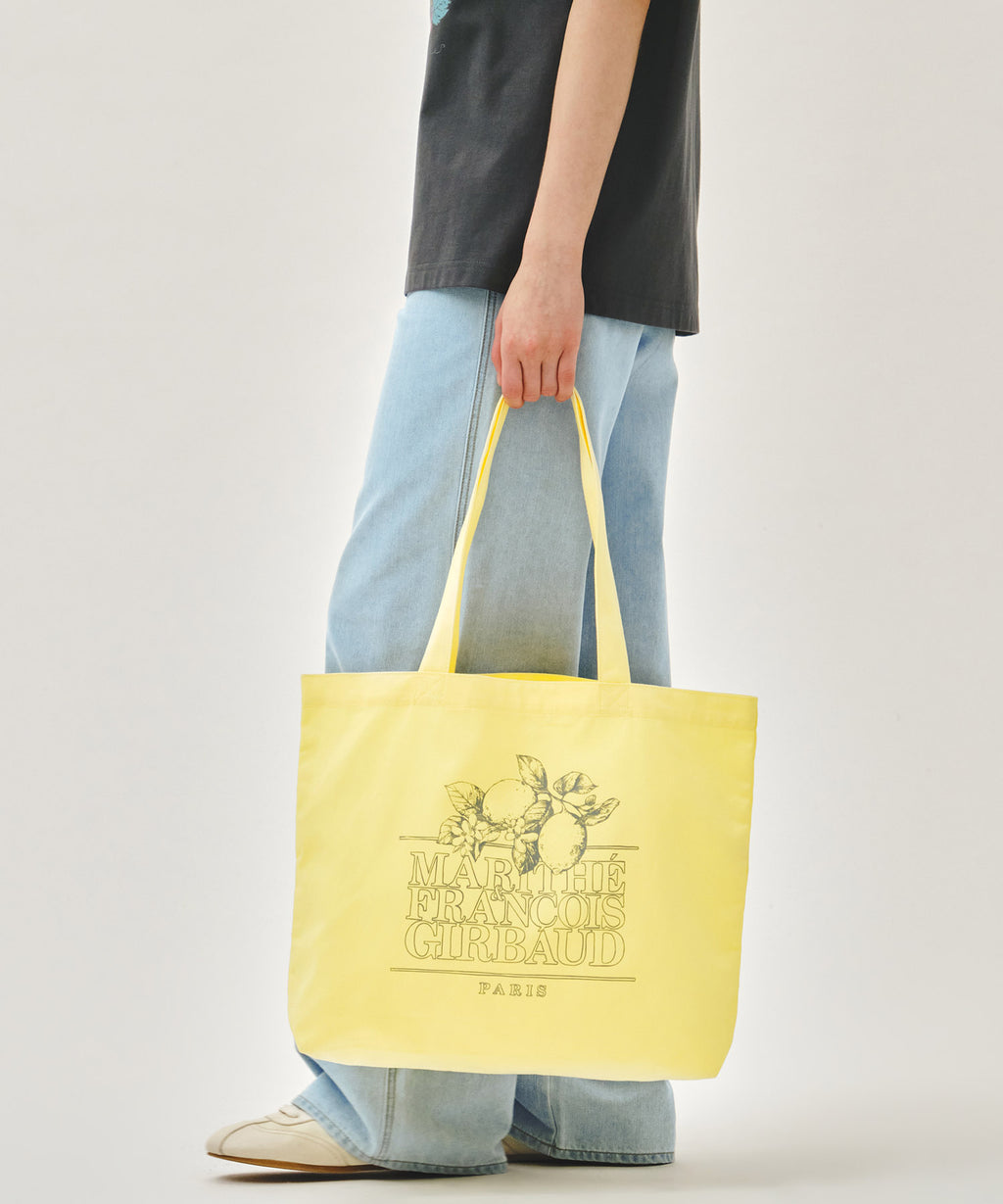 Marithe & Francois Girbaud - Lemon Classic Logo Eco Bag (Light Yellow) product image 6 | TRAB K-Fashion Australia