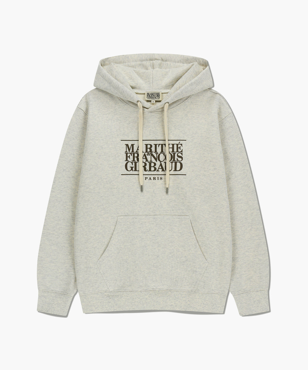 Marithe & Francois Girbaud - Classic Logo Hoodie (Oatmeal) product image 6 | TRAB K-Fashion Australia