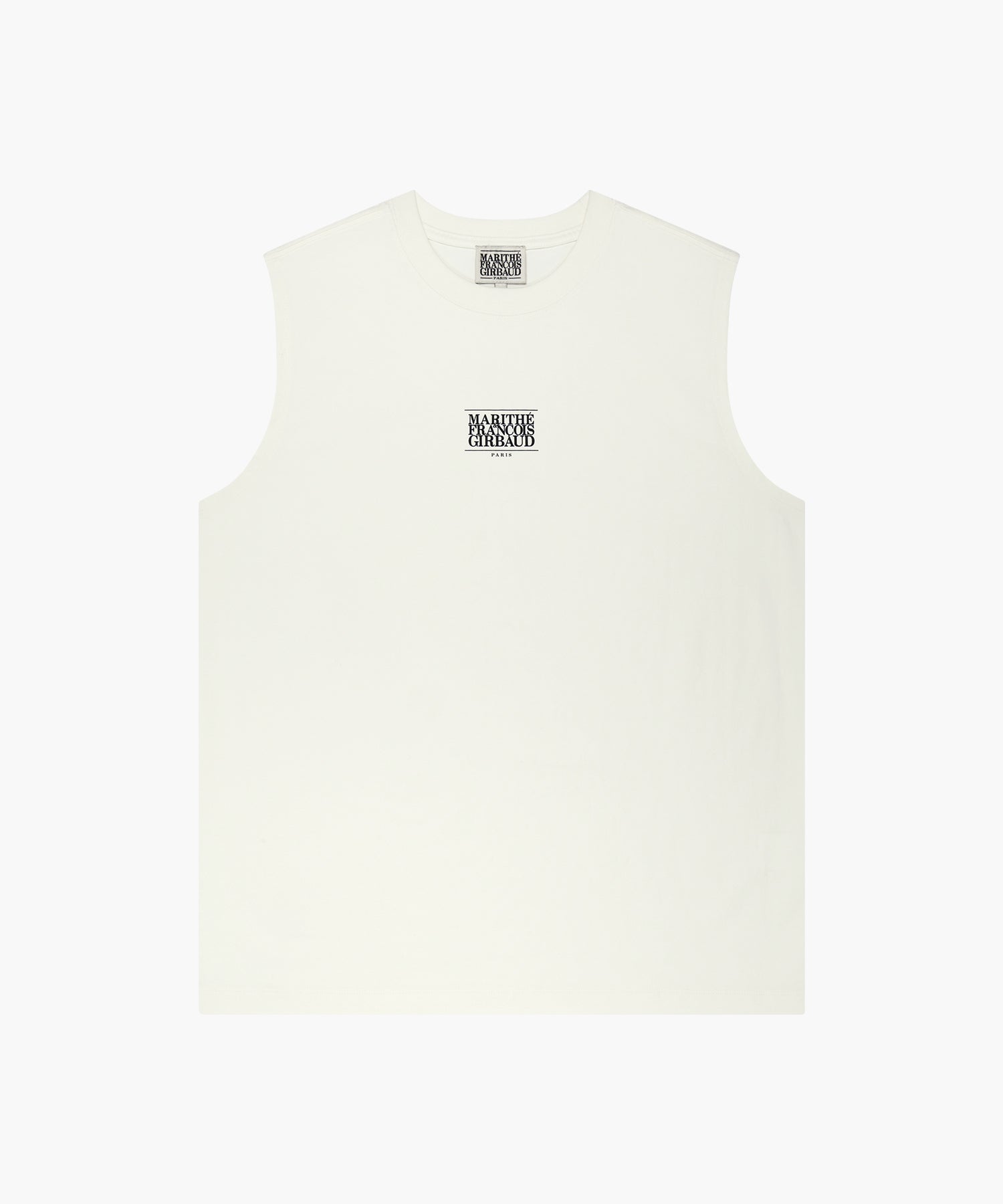 Marithe & Francois Girbaud - Sorona Cool Small Classic Logo Sleeveless (Ivory) product image 6 | TRAB K-Fashion Australia