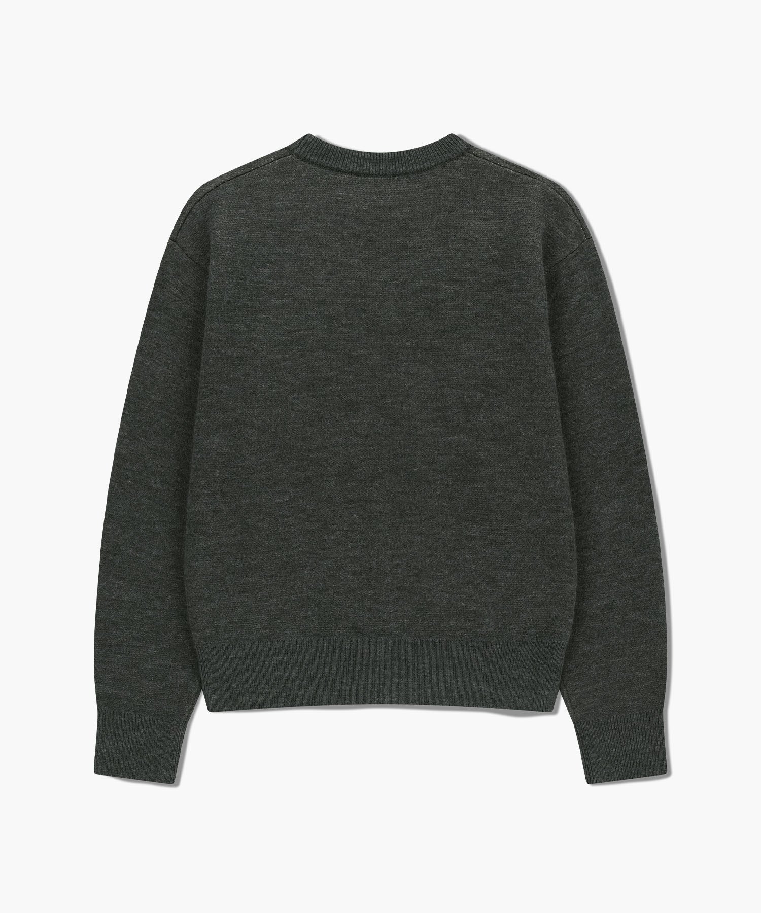 Marithe & Francois Girbaud - Doodle Bear Knit Pullover (Charcoal) product image 6 | TRAB K-Fashion Australia