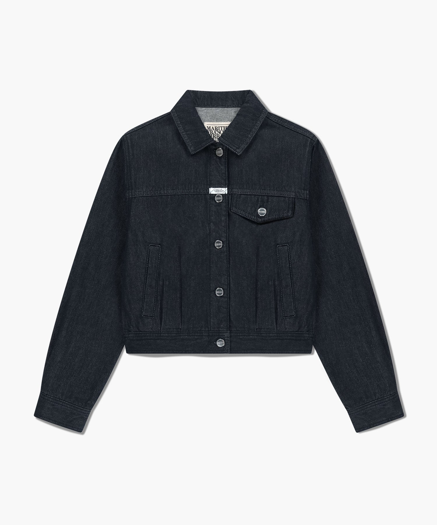 Marithe & Francois Girbaud - Denim Tuck Detail Jacket (Dark Blue) product image 6 | TRAB K-Fashion Australia