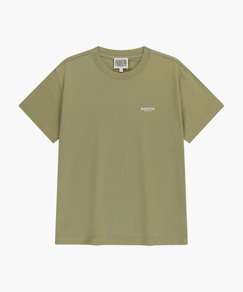 Marithe & Francois Girbaud - Small Regular Logo Tee (Khaki) product image 6 | TRAB K-Fashion Australia