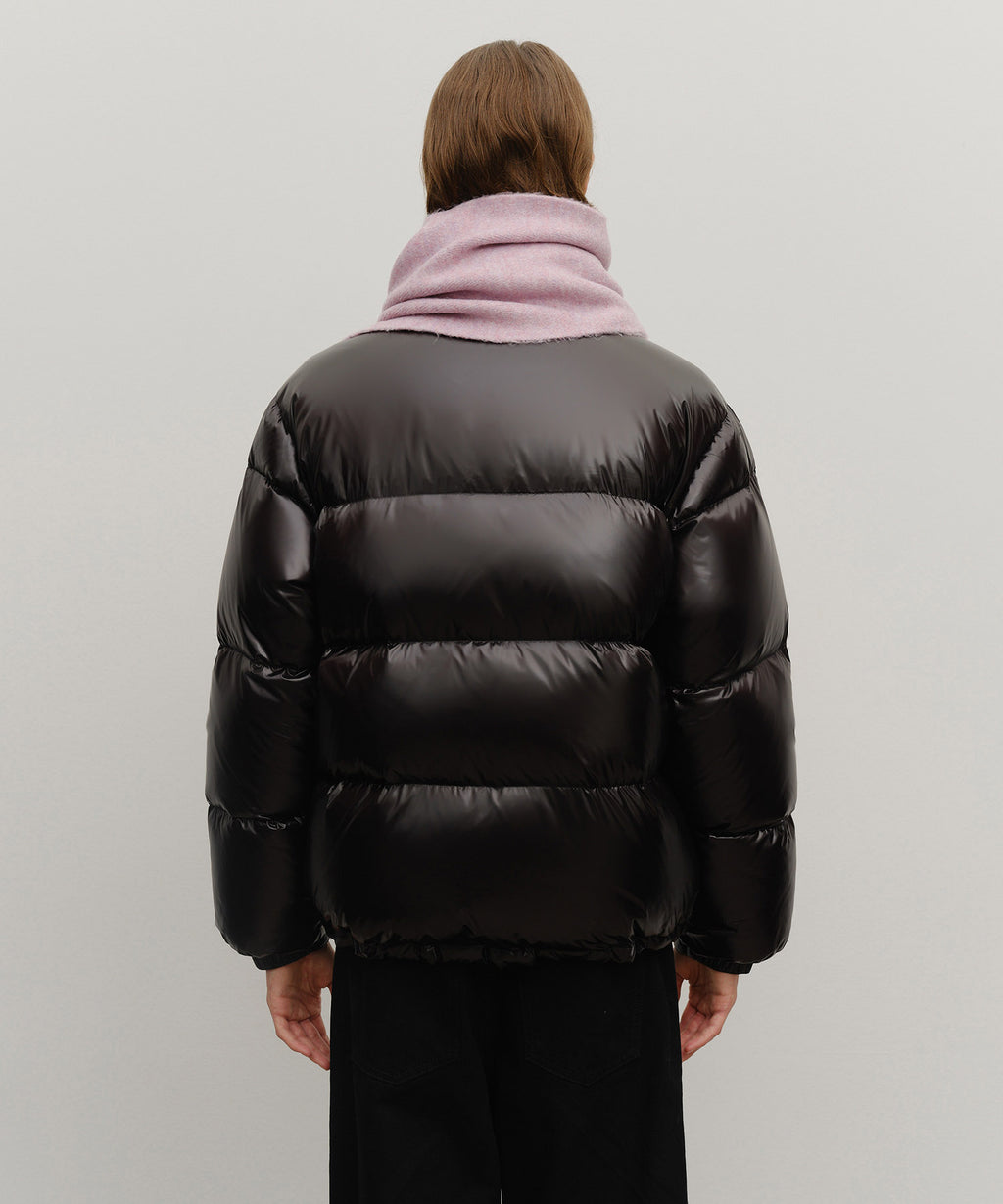 Marithe & Francois Girbaud - Fuzzy Solid Knit Muffler (Light Purple) product image 6 | TRAB K-Fashion Australia