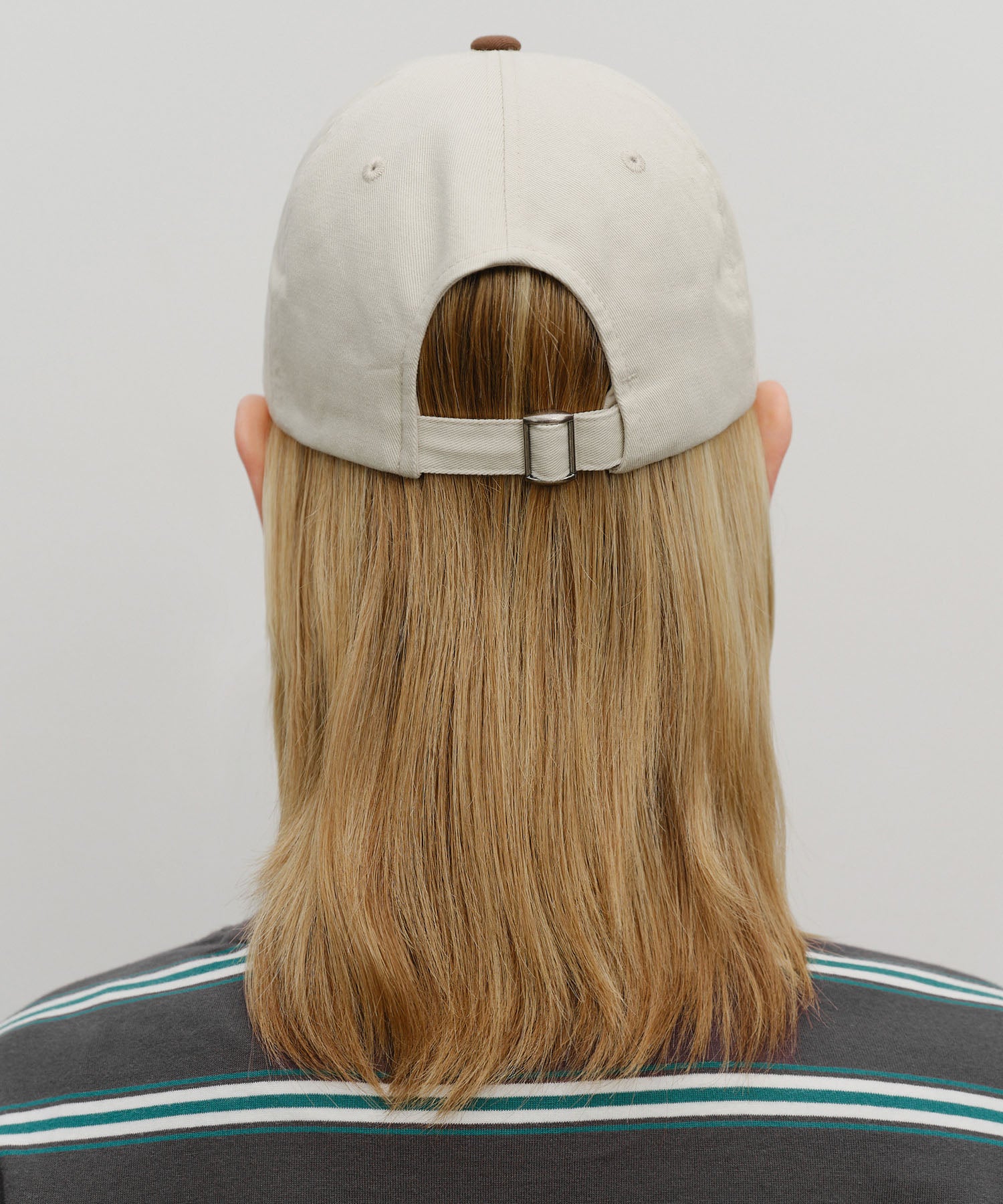 Marithe & Francois Girbaud - Classic Logo 6panel Color Block Cap (Brown) product image 6 | TRAB K-Fashion Australia