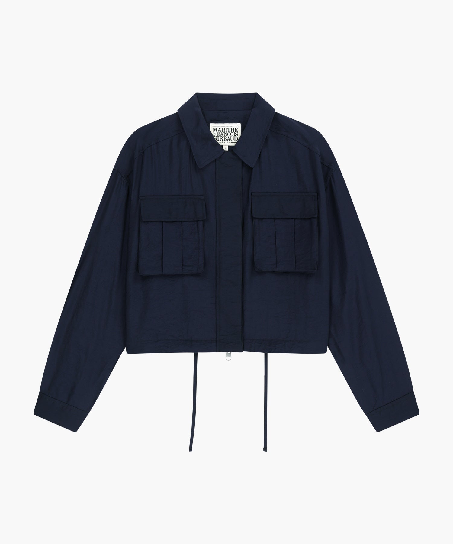 Marithe & Francois Girbaud - Crop Sheer Jacket (Navy) product image 6 | TRAB K-Fashion Australia