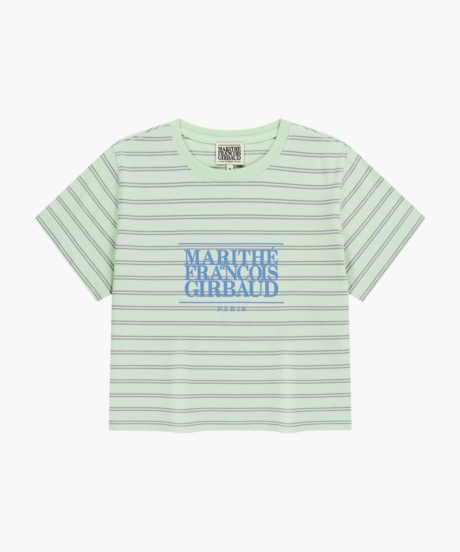 Marithe & Francois Girbaud - Classic Logo Crop Tee (Light Mint) product image 6 | TRAB K-Fashion Australia