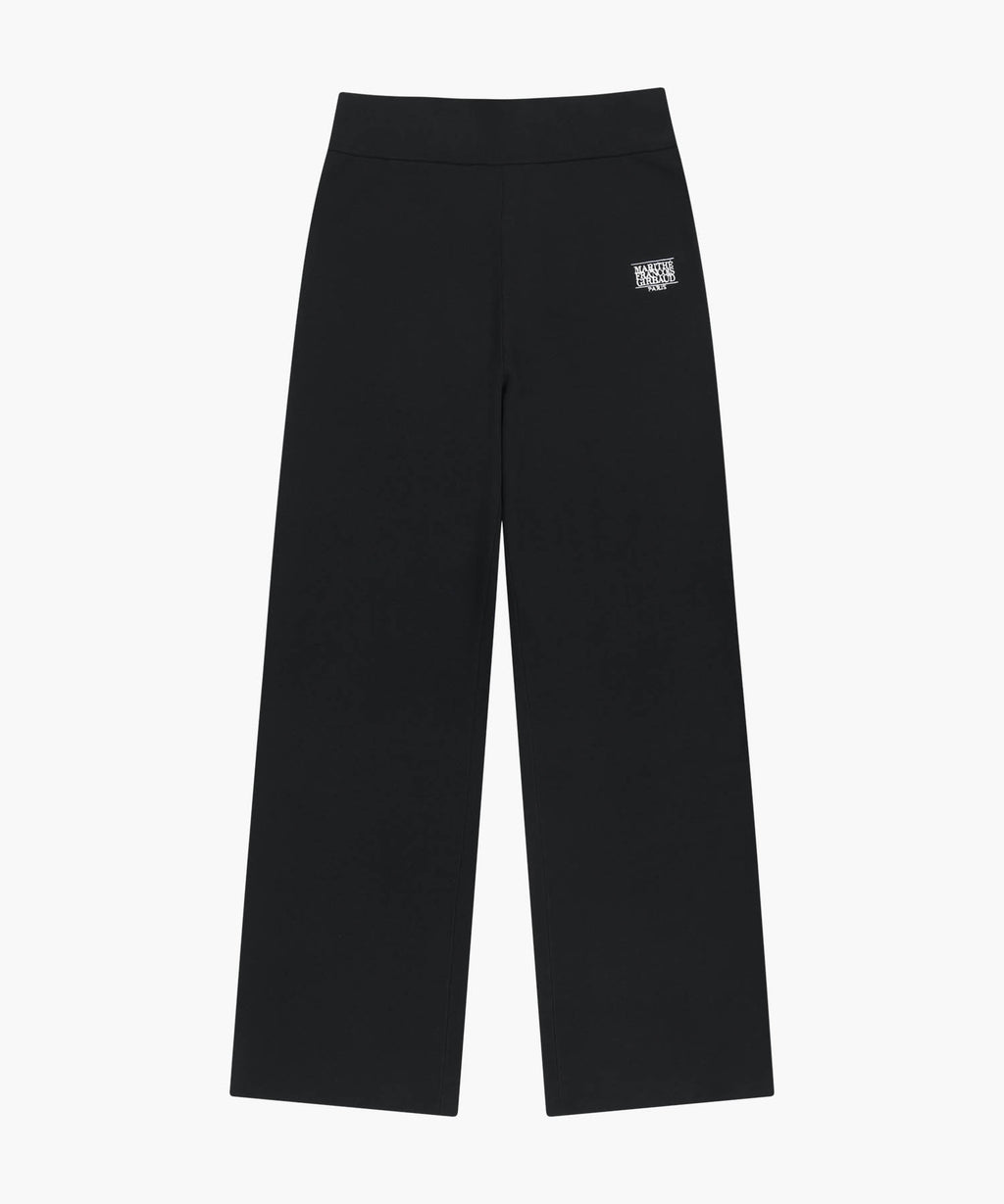 Marithe & Francois Girbaud - Classic Logo Knit Pants (Black) product image 6 | TRAB K-Fashion Australia