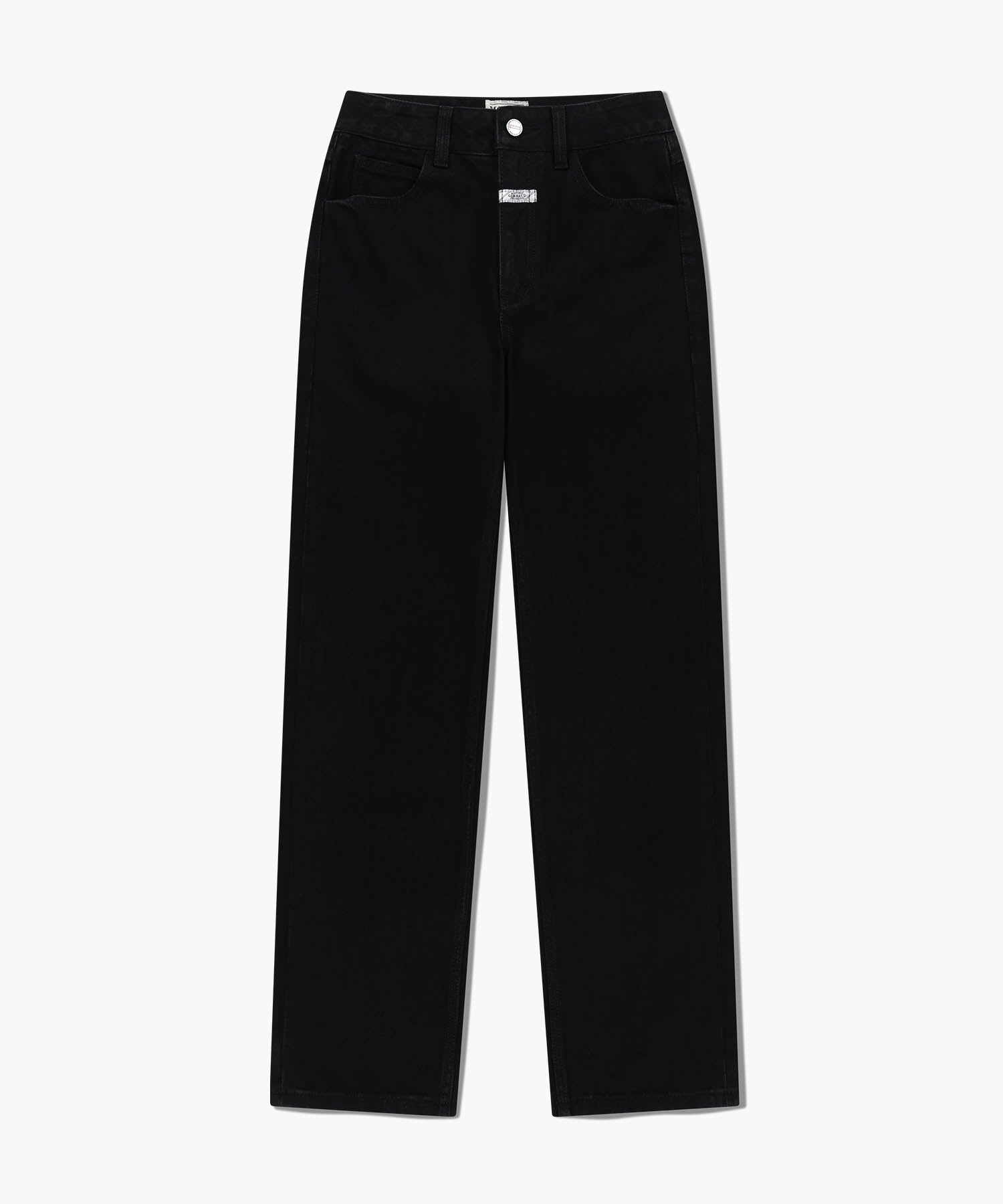 Marithe & Francois Girbaud - Slim Straight Denim Pants (Matt Black) product image 6 | TRAB K-Fashion Australia