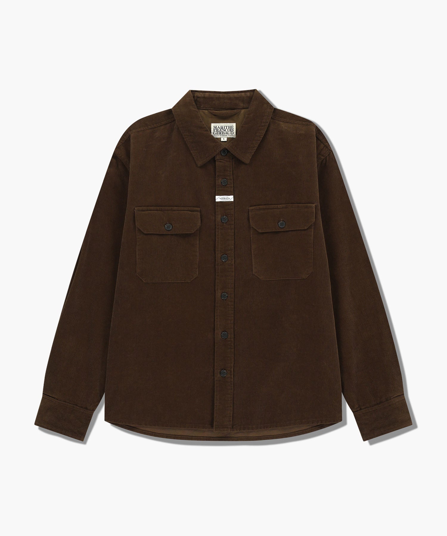 Marithe & Francois Girbaud - Classic Corduroy Shirt (Dark Brown) product image 6 | TRAB K-Fashion Australia