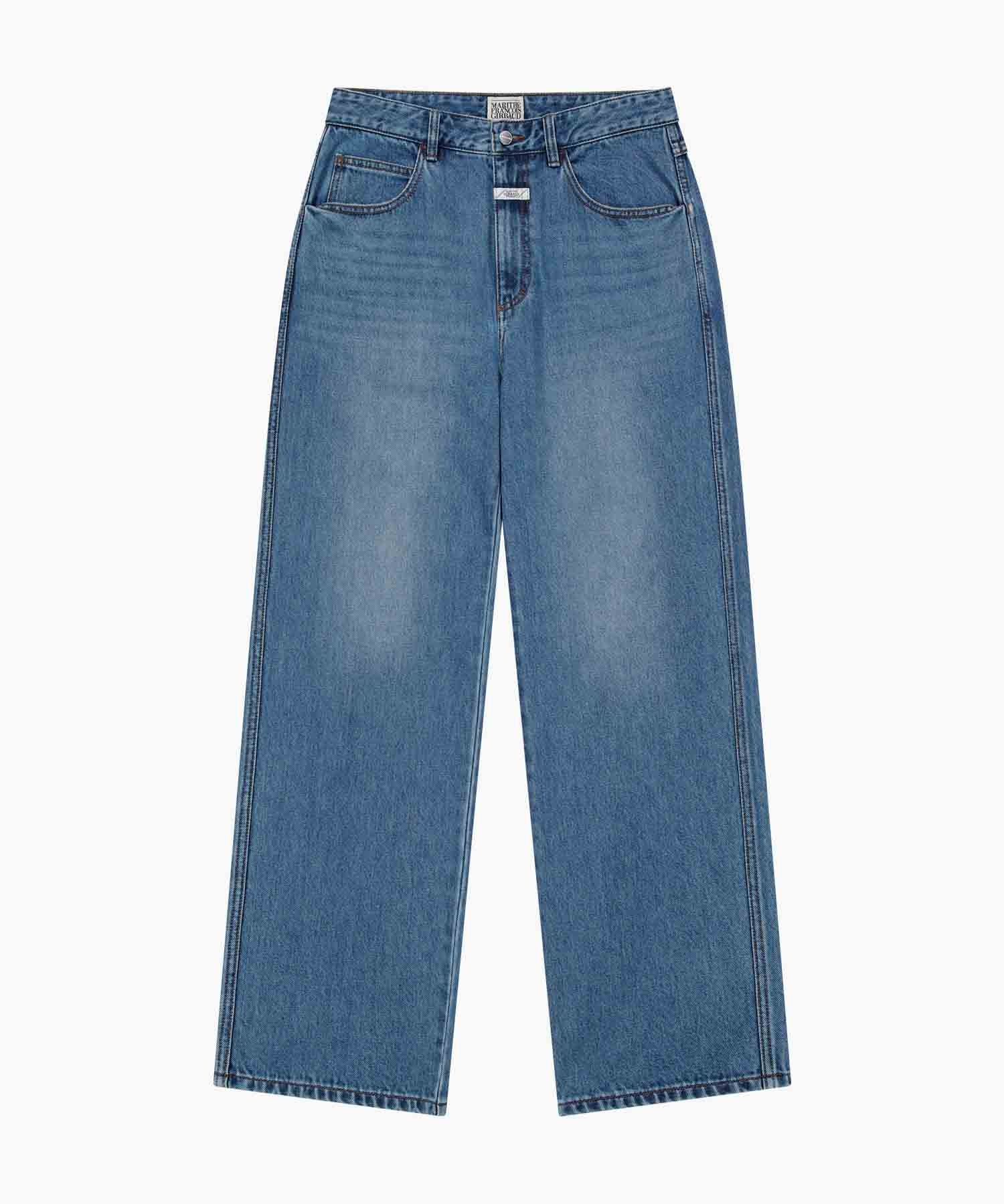 Marithe & Francois Girbaud - New M High Straight Denim Pants (Blue) product image 6 | TRAB K-Fashion Australia