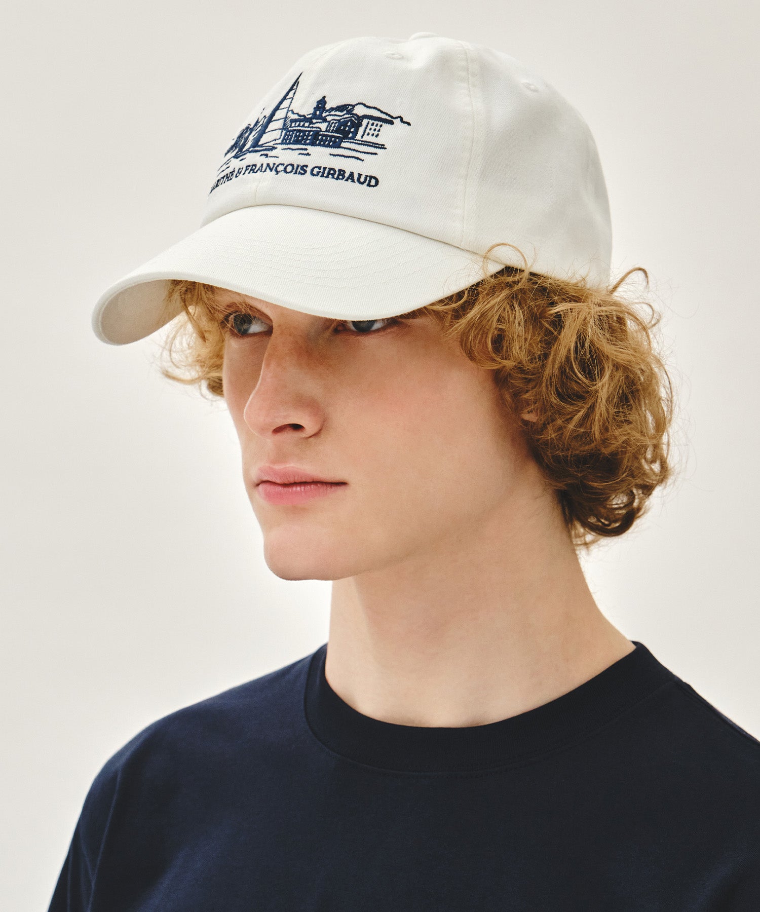 Marithe & Francois Girbaud - Sailing Graphic Covered Cap (Off White) product image 6 | TRAB K-Fashion Australia