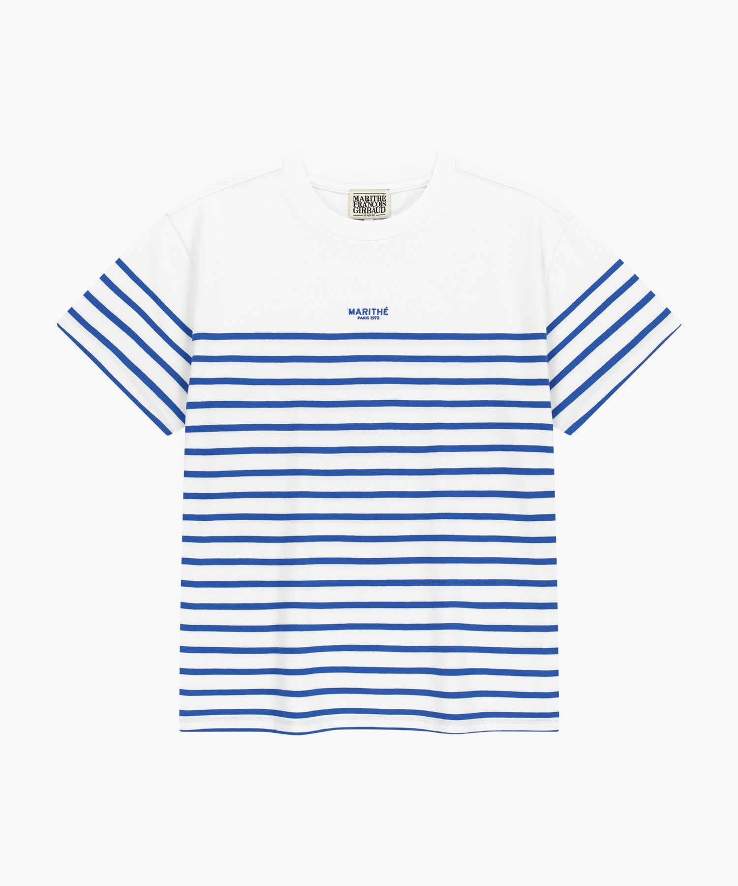 Marithe & Francois Girbaud - Block Stripe Tee (Blue) product image 6 | TRAB K-Fashion Australia