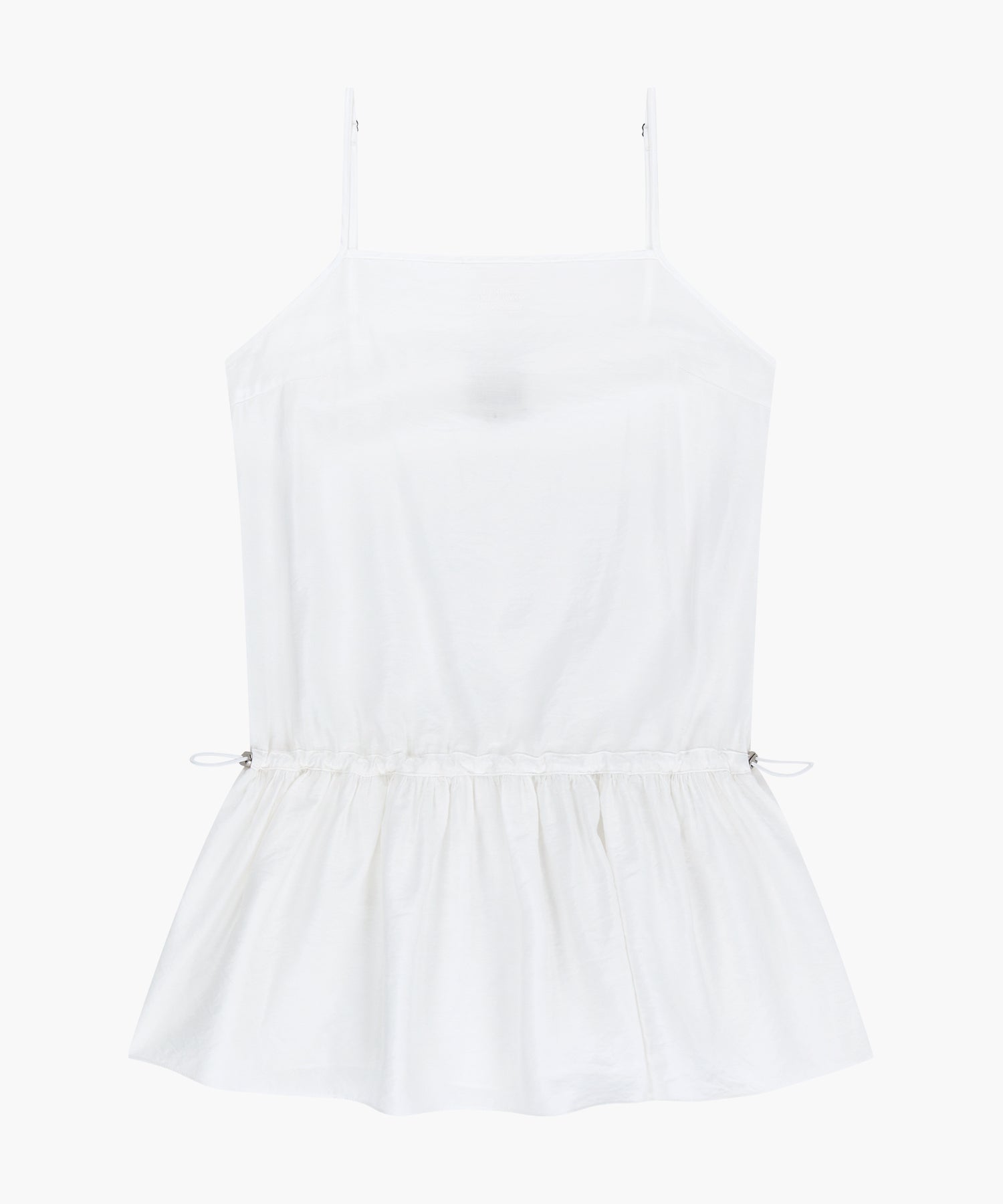 Marithe & Francois Girbaud - Shirring Sleeveless Dress (White) product image 6 | TRAB K-Fashion Australia