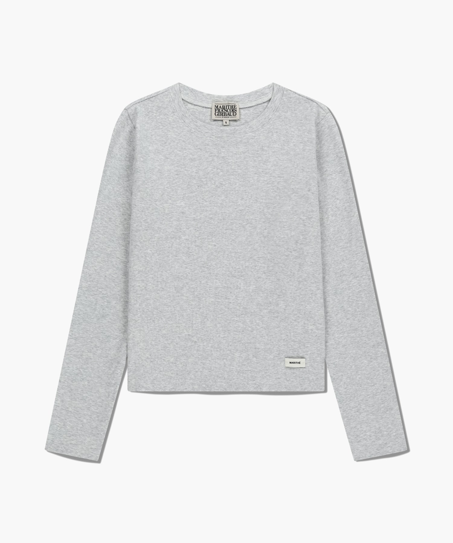 Marithe & Francois Girbaud - Basic Long Sleeve (Light Heather Gray) product image 6 | TRAB K-Fashion Australia