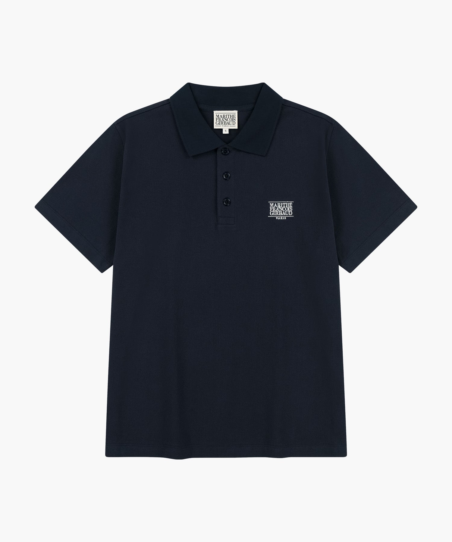 Marithe & Francois Girbaud - Small Classic Logo Pk Collar Tee (Navy) product image 6 | TRAB K-Fashion Australia