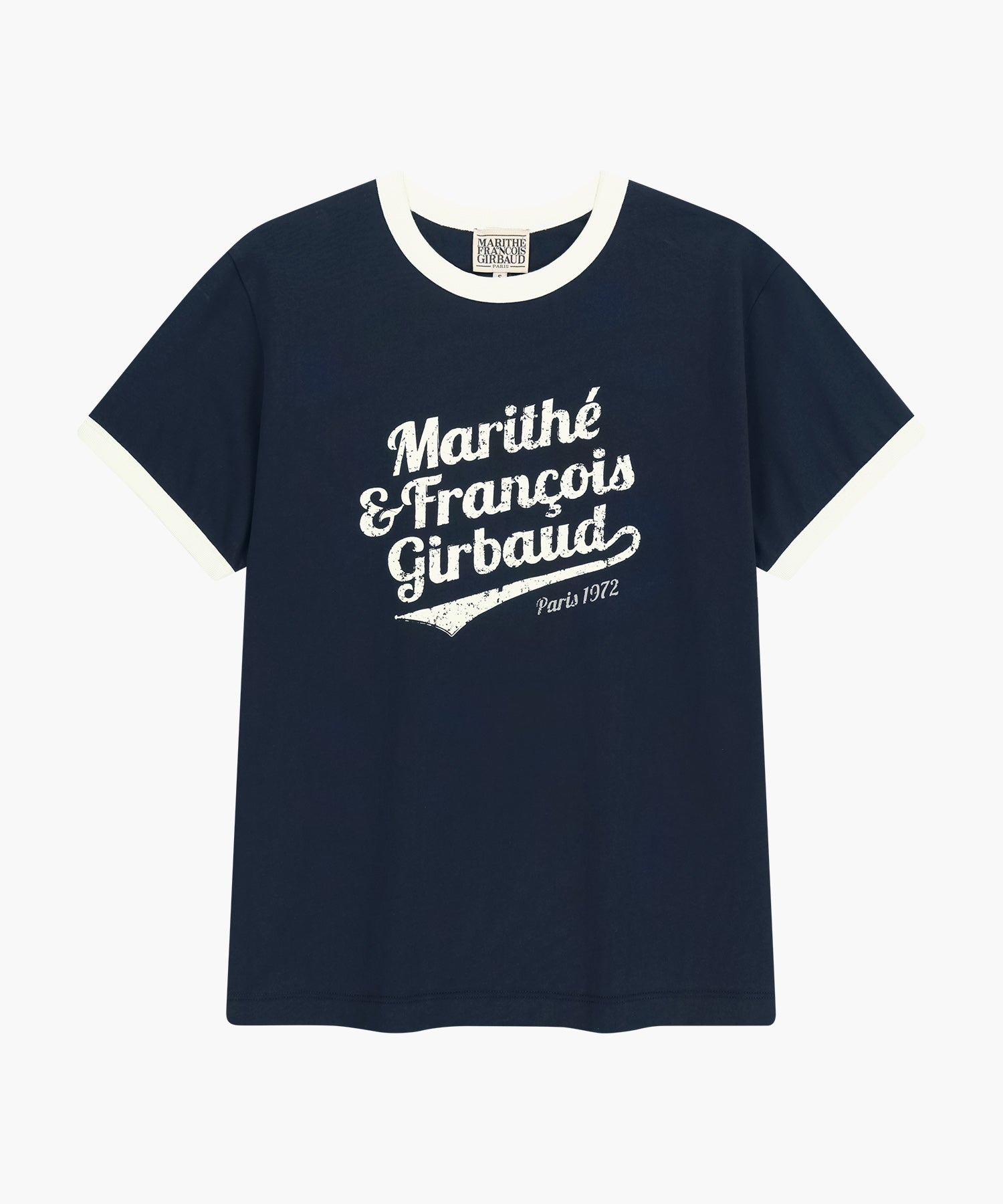 Marithe & Francois Girbaud - Vintage Logo Ringer Tee (Navy) product image 6 | TRAB K-Fashion Australia