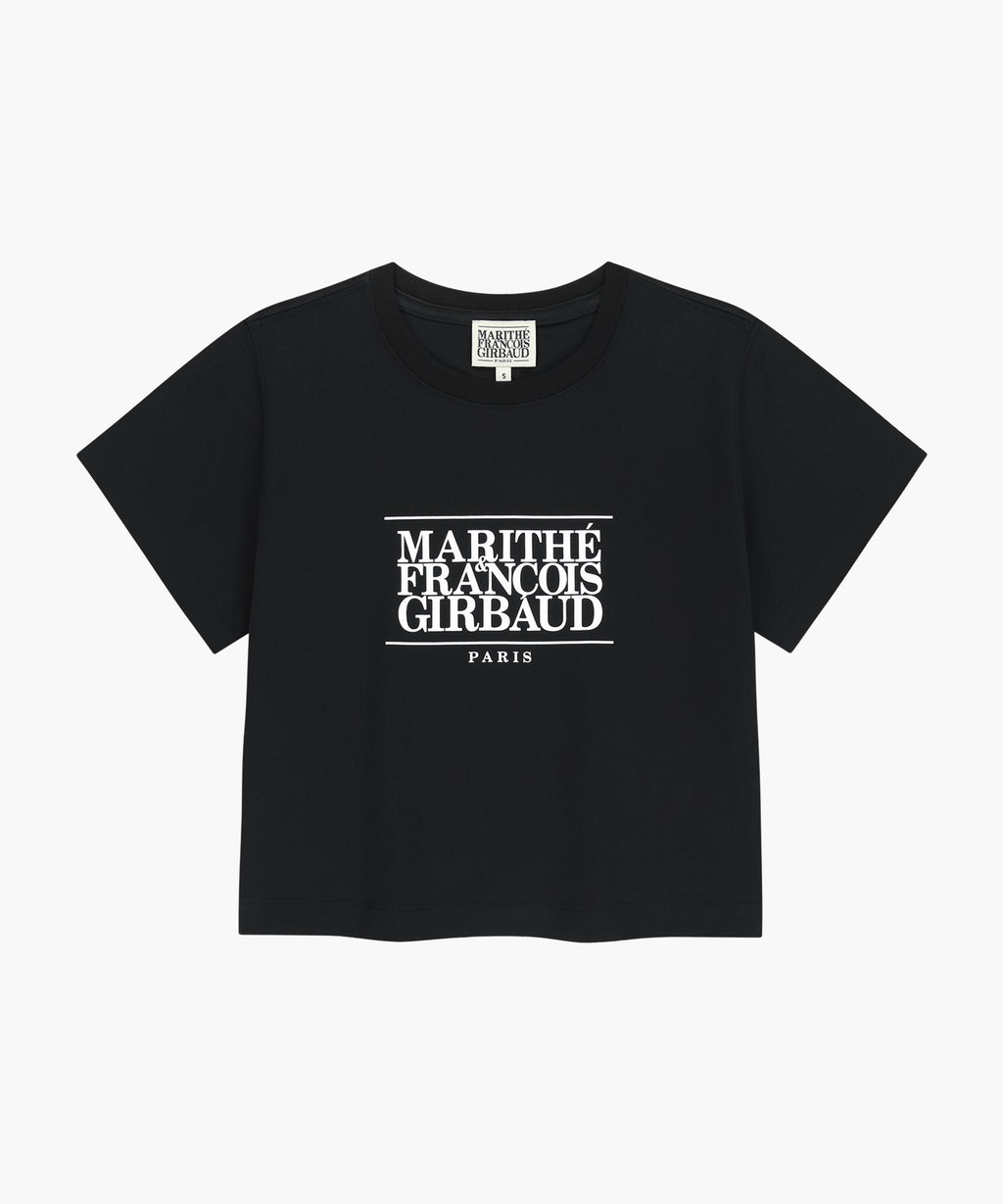 Marithe & Francois Girbaud - Classic Logo Crop Tee (Black) product image 6 | TRAB K-Fashion Australia