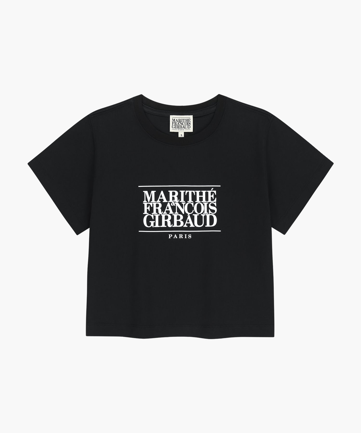 Marithe & Francois Girbaud - Classic Logo Crop Tee (Black) product image 6 | TRAB K-Fashion Australia
