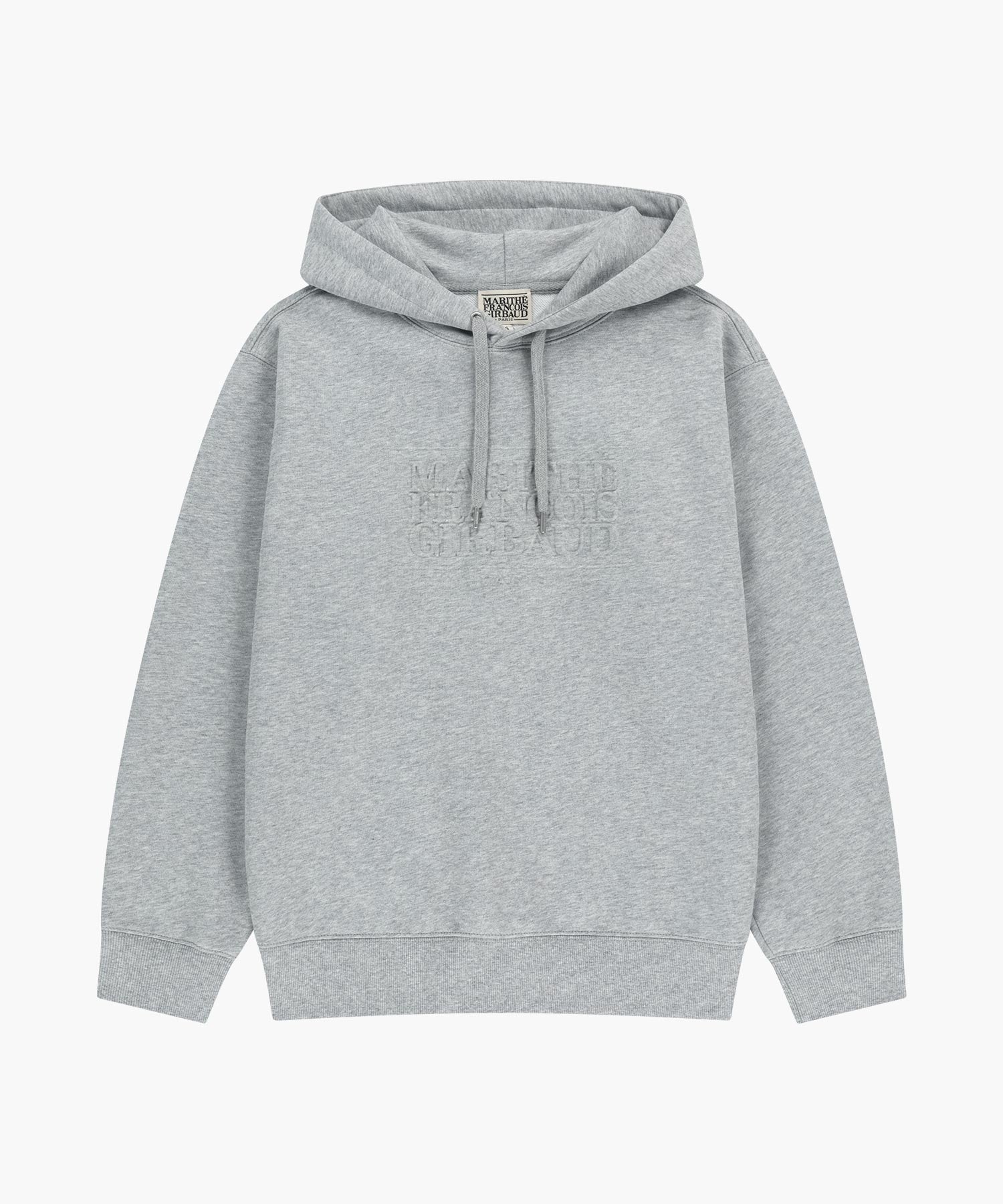 Marithe & Francois Girbaud - Embo Classic Logo Hoodie (Heather Gray) product image 6 | TRAB K-Fashion Australia