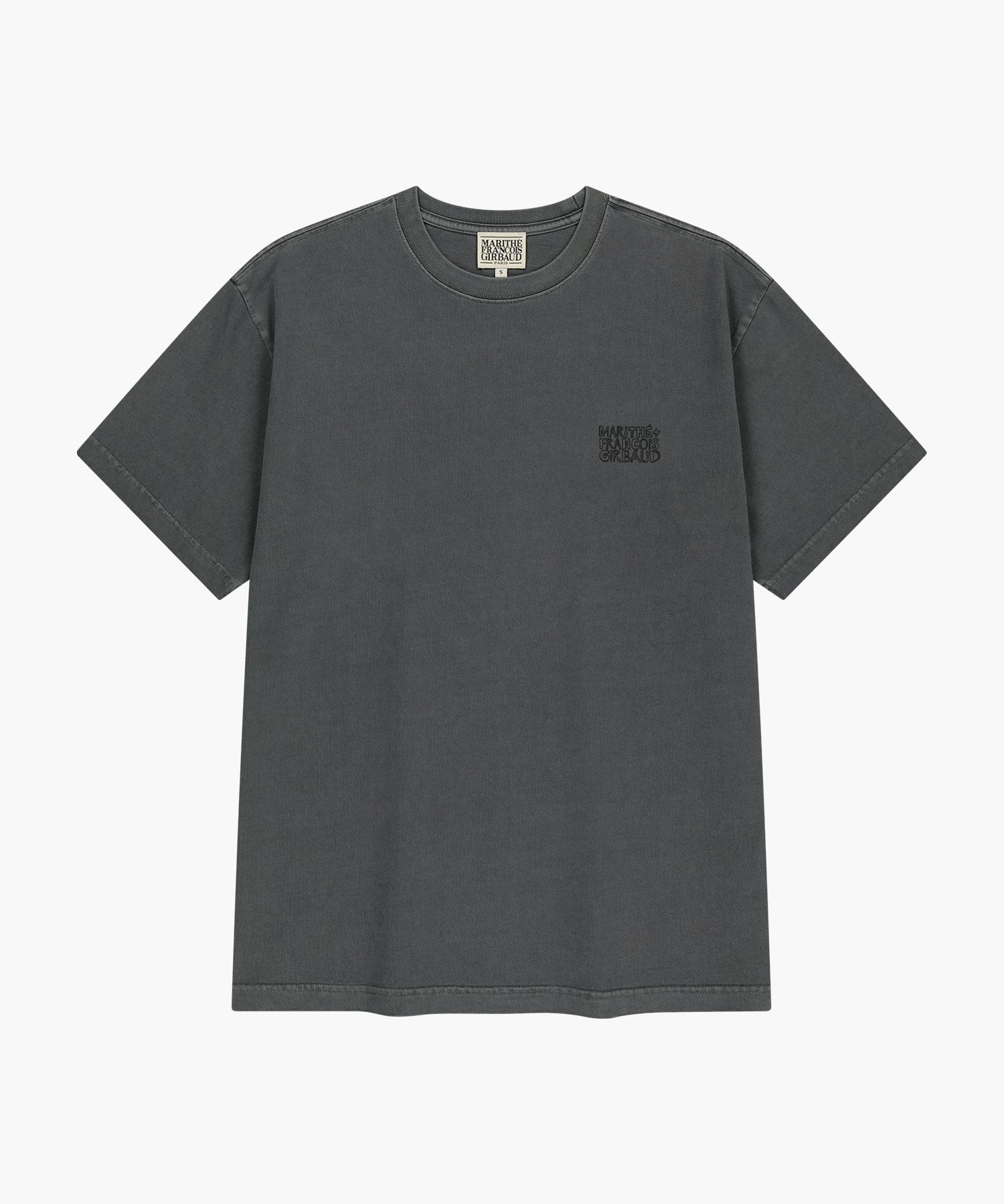 Marithe & Francois Girbaud - Drawing Logo Dyeing Tee (Charcoal) product image 6 | TRAB K-Fashion Australia