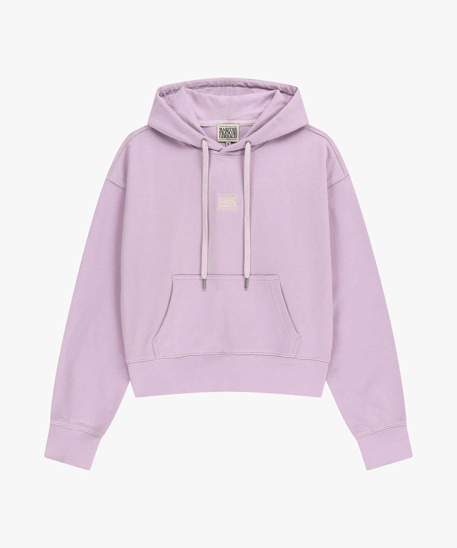 Marithe & Francois Girbaud - Drawing Classic Logo Crop Hoodie (Lavender) product image 6 | TRAB K-Fashion Australia