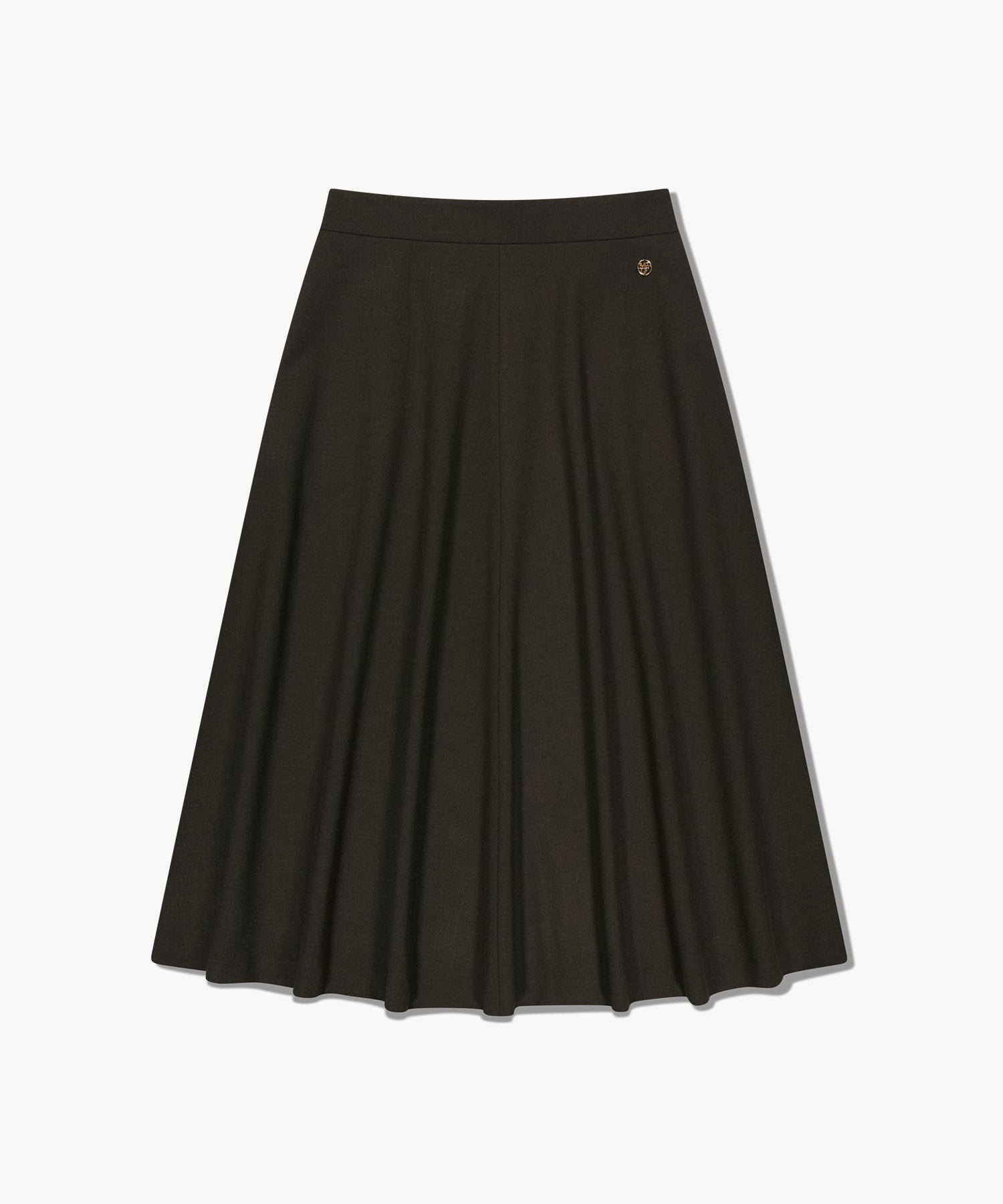 Marithe & Francois Girbaud - Long Flare Skirt (Brown) product image 6 | TRAB K-Fashion Australia