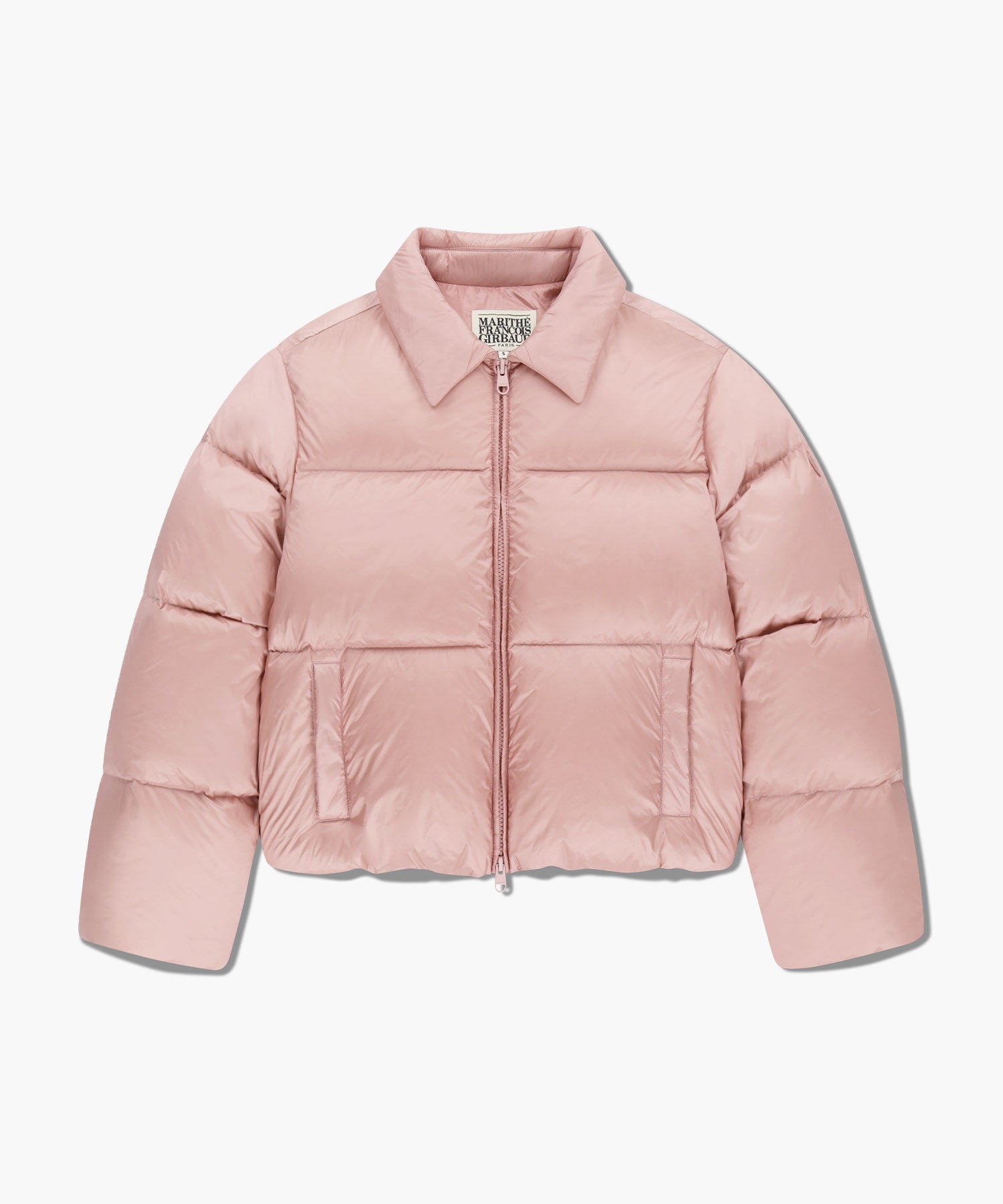 Marithe & Francois Girbaud - Collar Crop Down Jacket (Pink) product image 6 | TRAB K-Fashion Australia