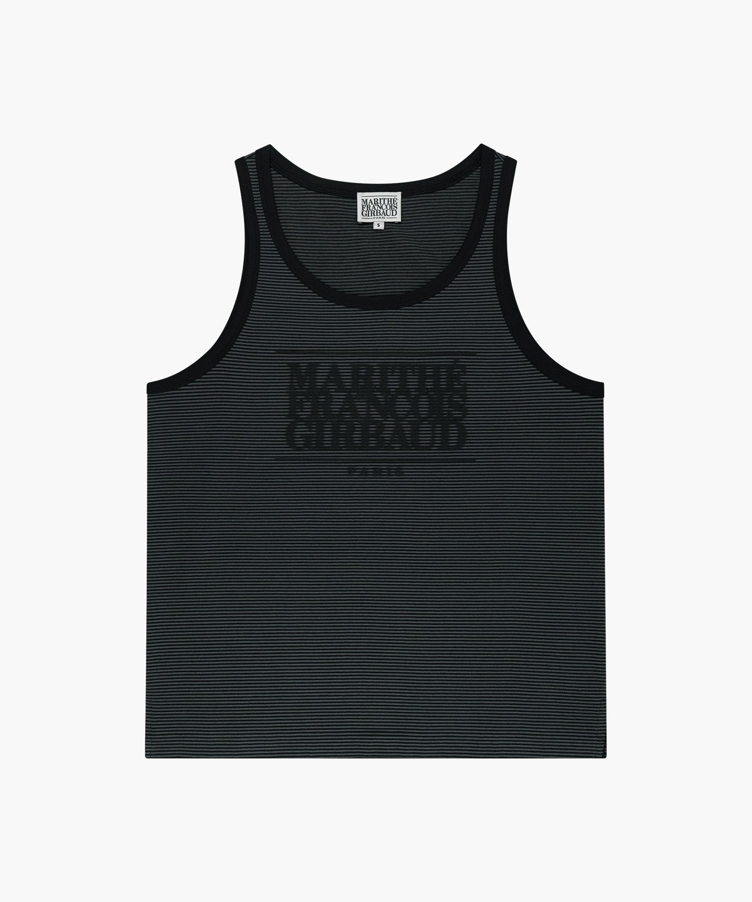 Marithe & Francois Girbaud - Shadow Classic Logo Sleeveless (Charcoal) product image 6 | TRAB K-Fashion Australia