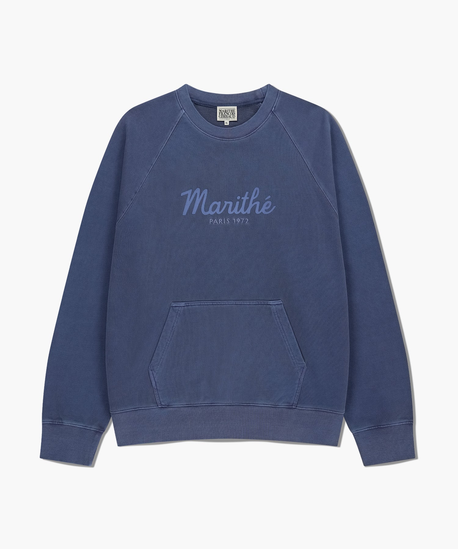 Marithe & Francois Girbaud - Garment Dyed Oversized Sweatshirt (Navy) product image 9 | TRAB K-Fashion Australia