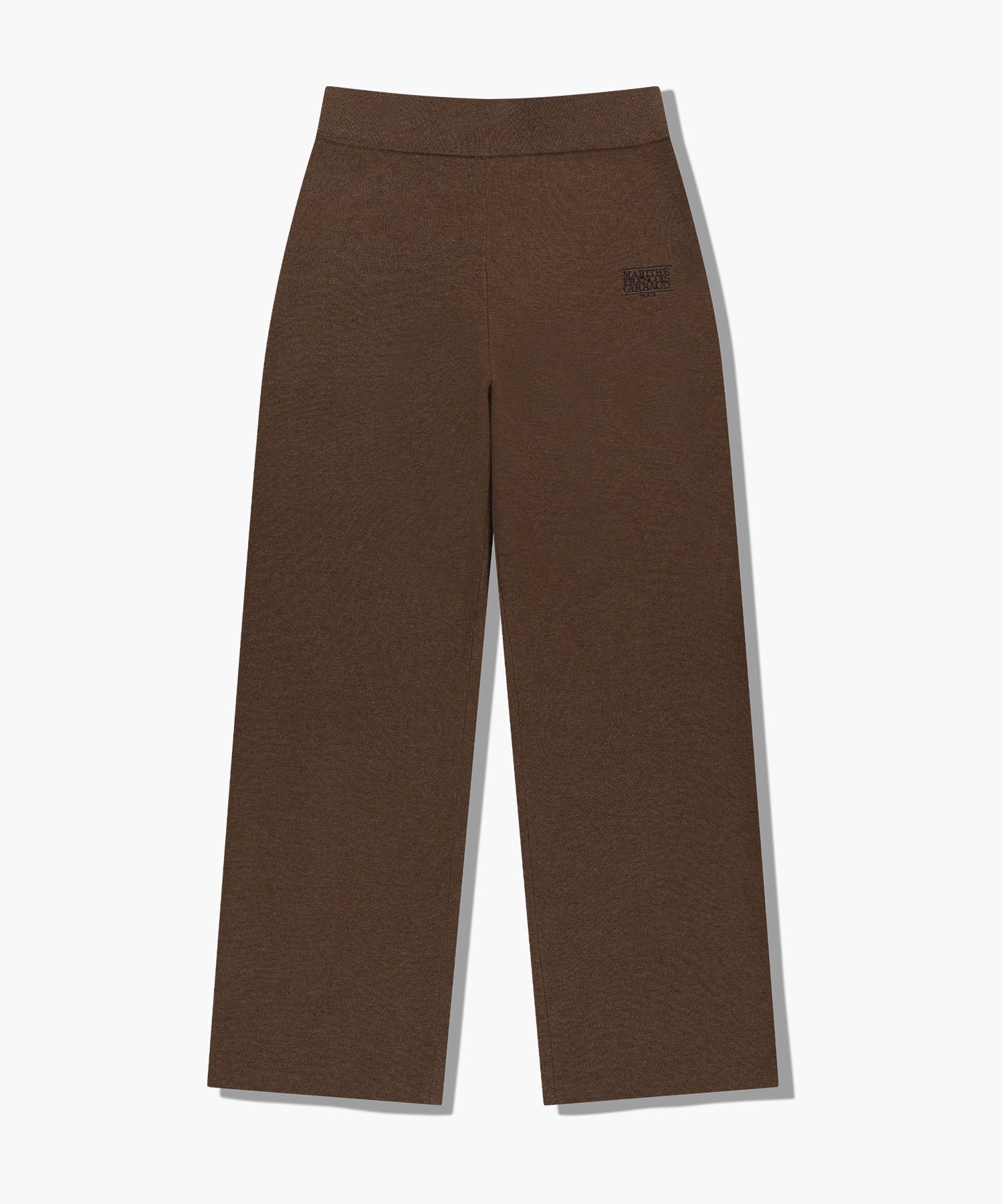 Marithe & Francois Girbaud - Classic Logo Knit Pants (Brown) product image 6 | TRAB K-Fashion Australia