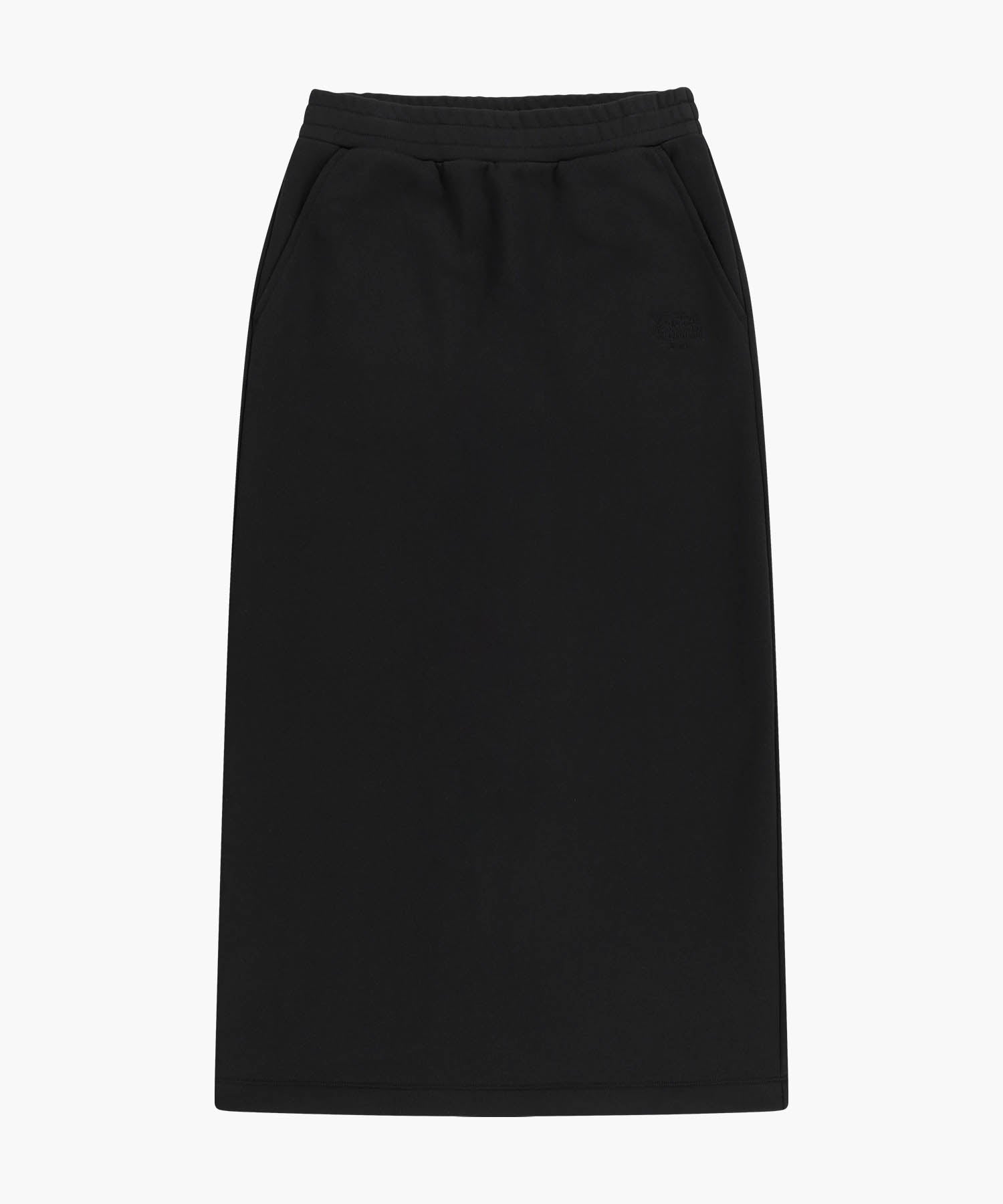 Marithe & Francois Girbaud - Classic Logo Sweat Long Skirt (Black Black) product image 6 | TRAB K-Fashion Australia