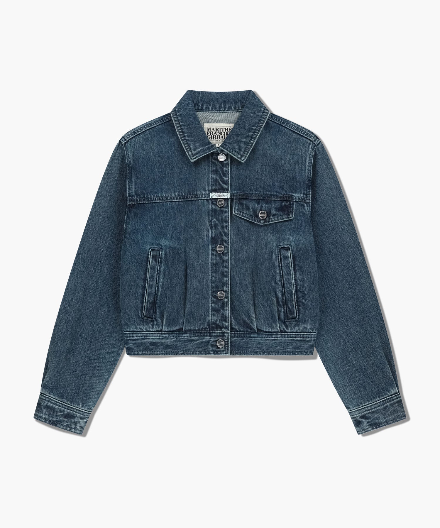 Marithe & Francois Girbaud - Denim Tuck Detail Jacket (Light Blue) product image 6 | TRAB K-Fashion Australia