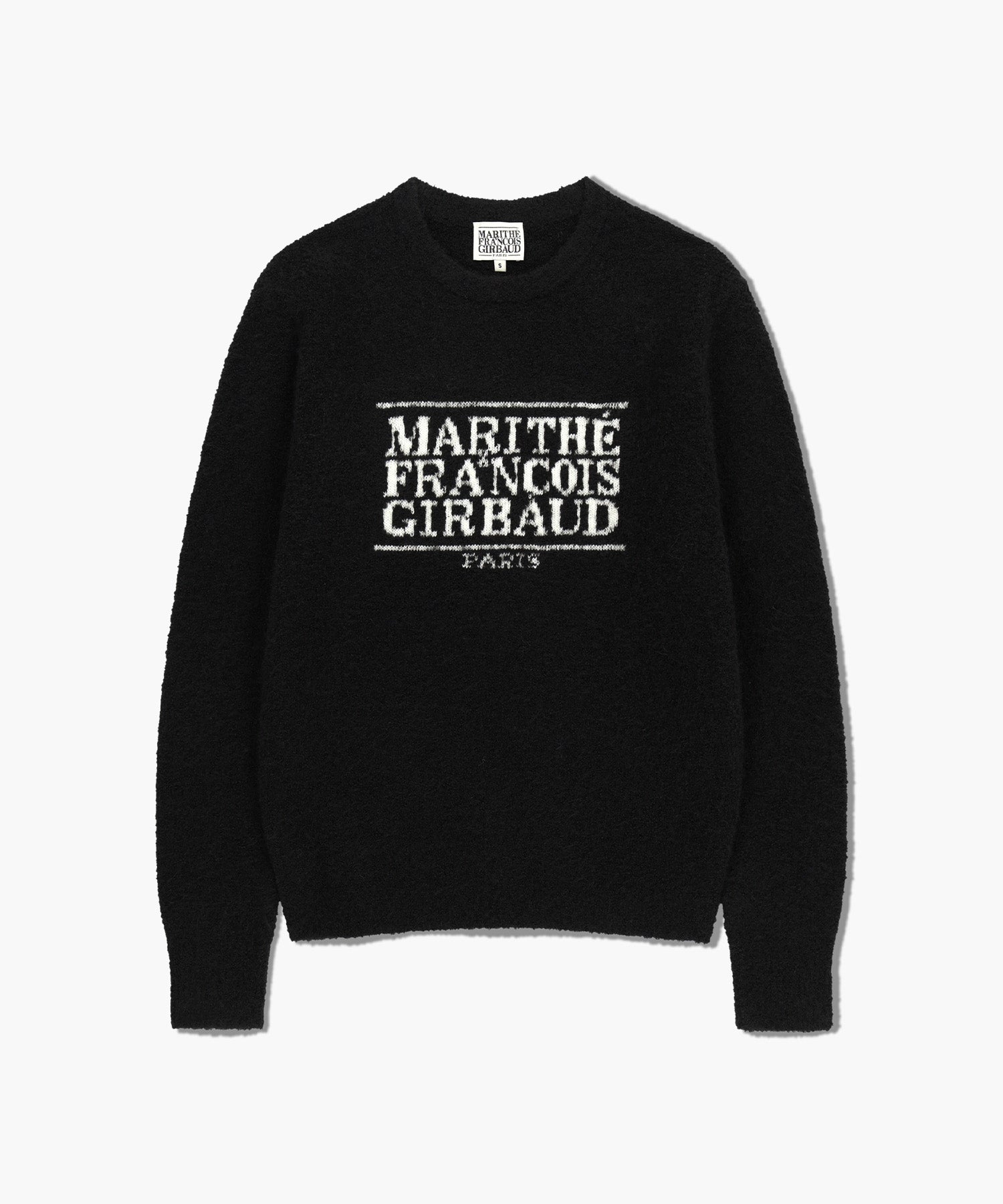 Marithe & Francois Girbaud - Boucle Classic Logo Knit Pullover (Black) product image 9 | TRAB K-Fashion Australia