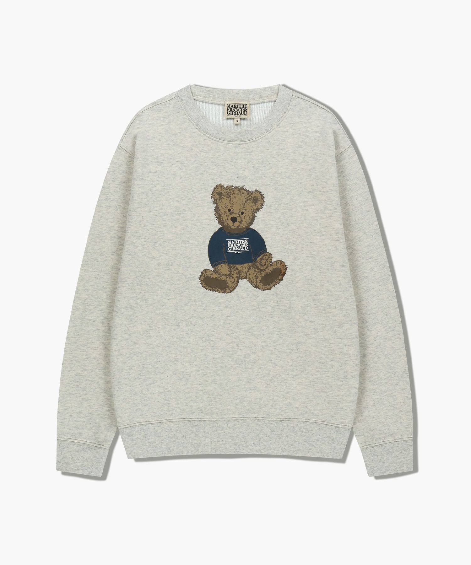 Marithe & Francois Girbaud - Doodle Bear Sweatshirt (Oatmeal) product image 6 | TRAB K-Fashion Australia