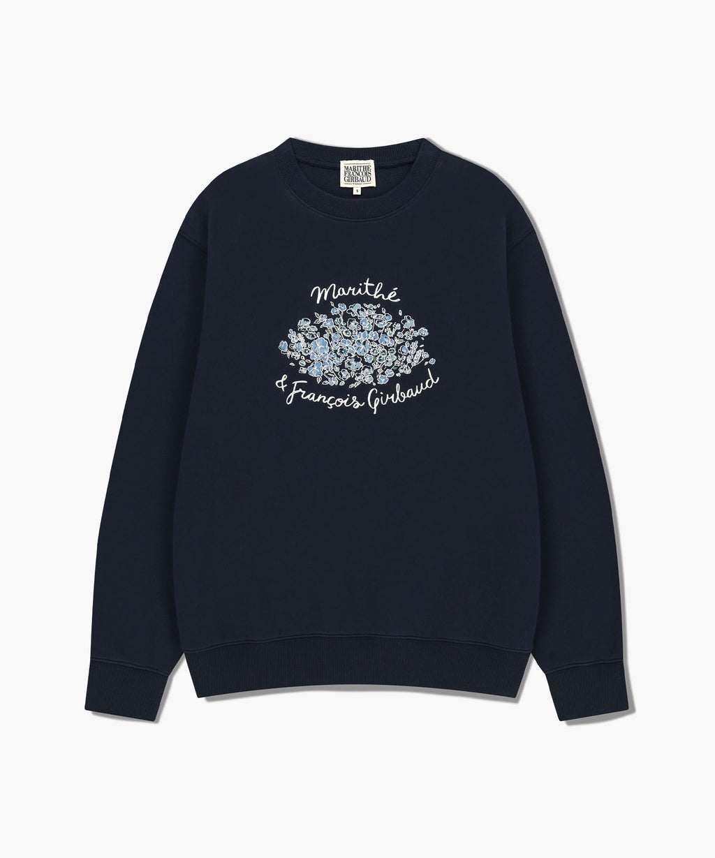 Marithe & Francois Girbaud - Bouquet Graphic Sweatshirt (Navy) product image 6 | TRAB K-Fashion Australia