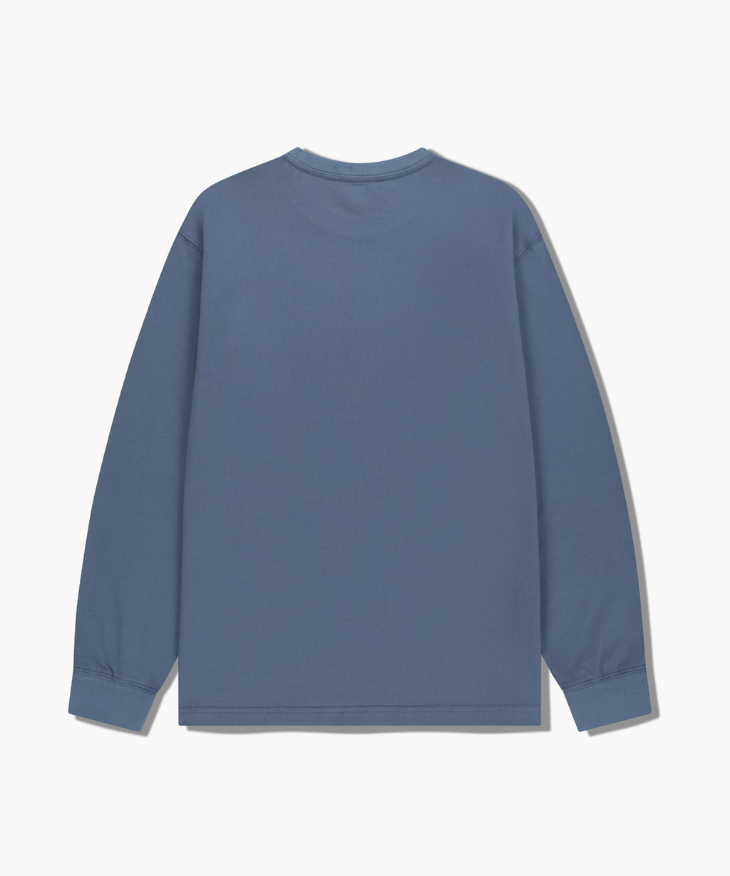 Marithe & Francois Girbaud - Classic Logo Long Sleeve (Ash Blue) product image 6 | TRAB K-Fashion Australia