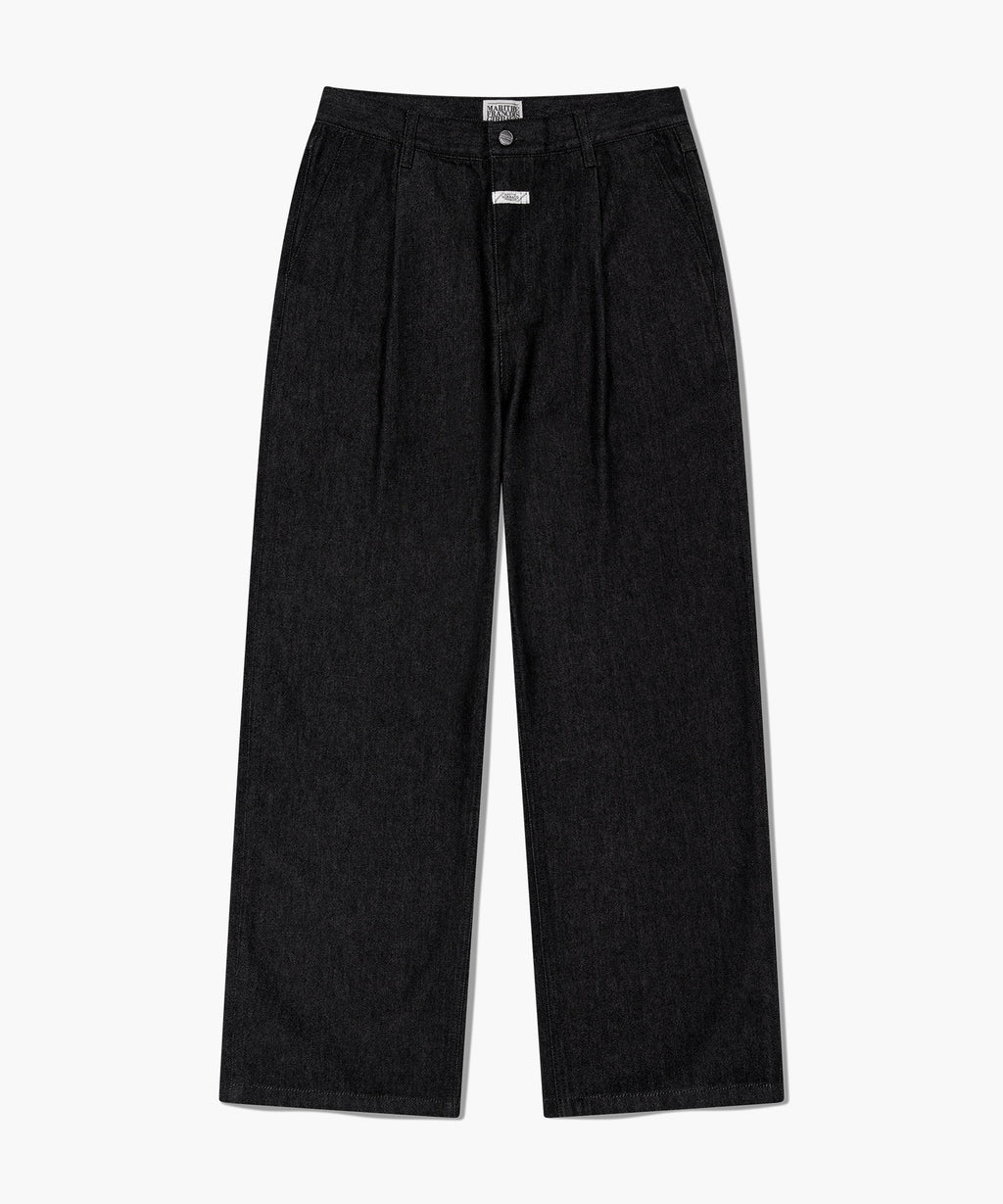 Marithe & Francois Girbaud - Wide Raw Denim Pants (Black) product image 8 | TRAB K-Fashion Australia